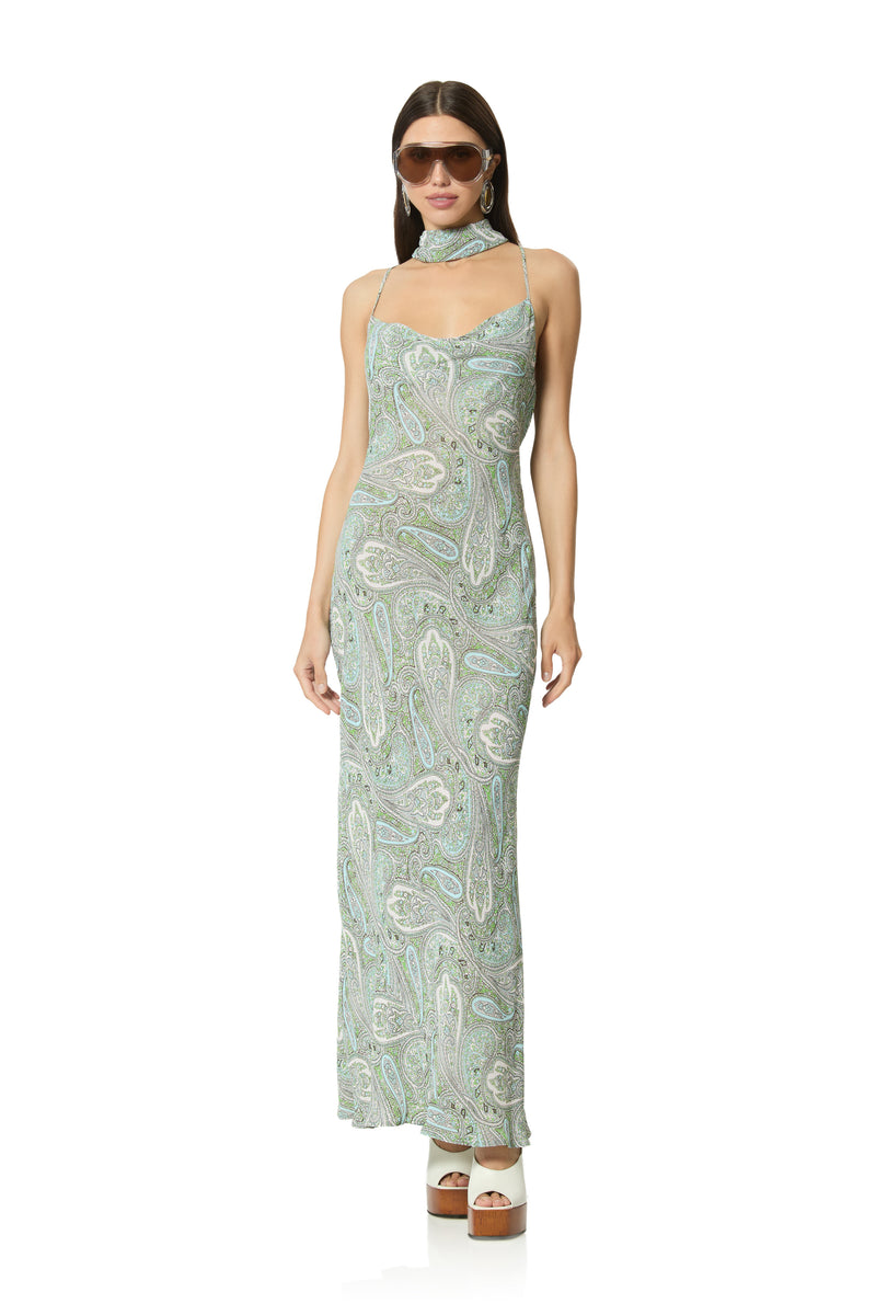 cheryl maxi dress AFRM Cheryl Dress in Green