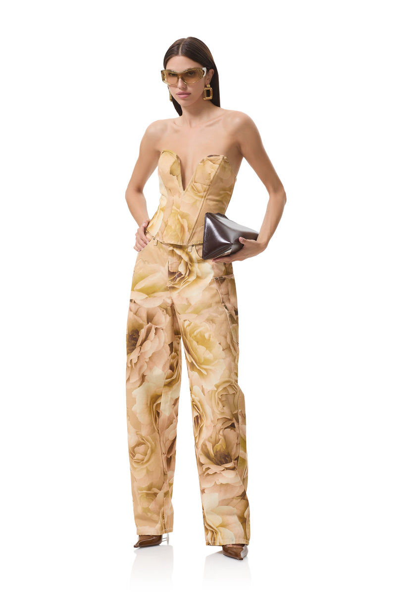 bexley-barrel-pant-gold-rose-print – AFRM