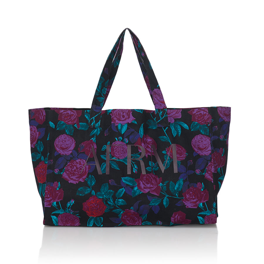 AFRM Tote Bag - Plum Roses - 54405548900722