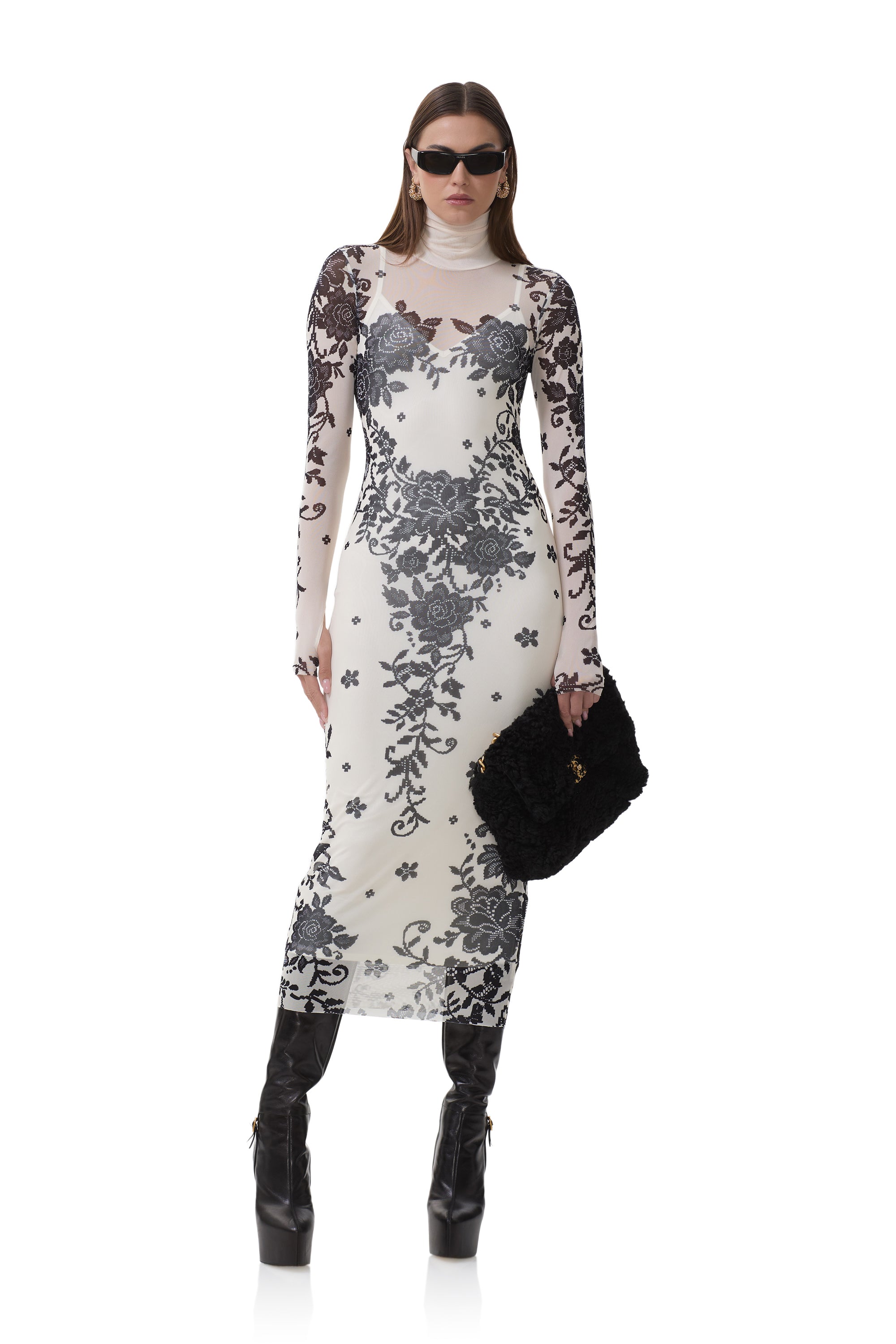Shailene Dress - Stark Lace AD019902VJN26 / Stark Lace / XXS Shailene Dress - Stark Lace AD019902VJN26 / Stark Lace / XXS