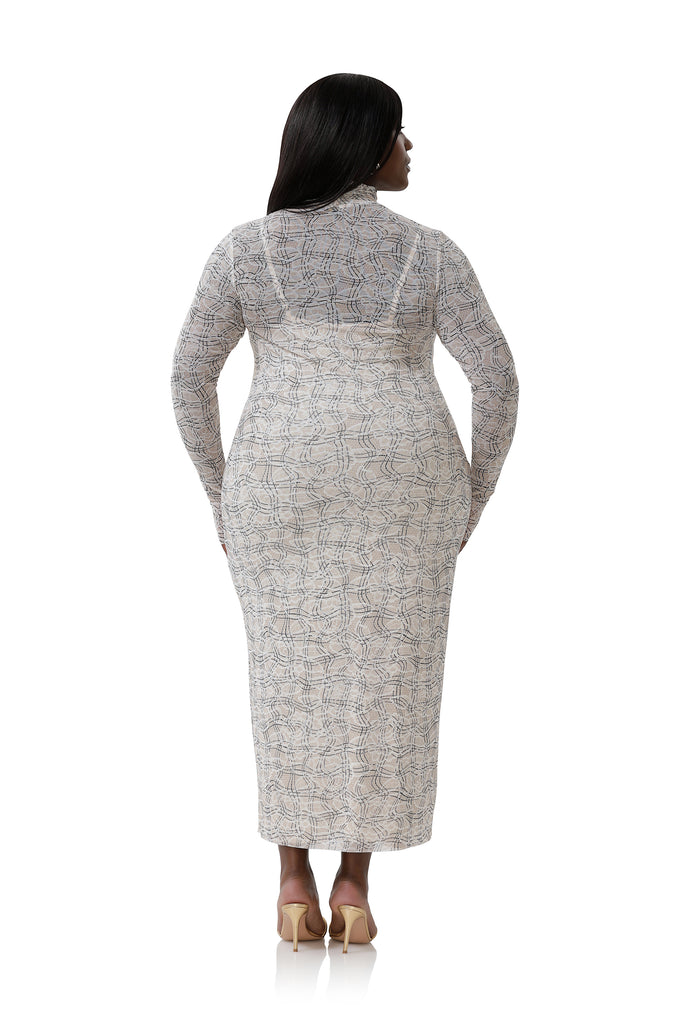 afrm shailene sheer long sleeve dress AFRM Women's Shailene Dress - Purple - Size L