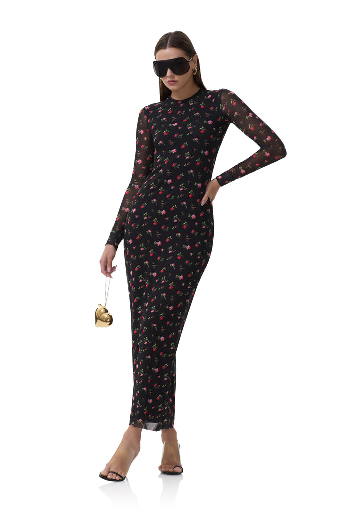 express purple maxi dress Purple Floral Print Maxi Dress