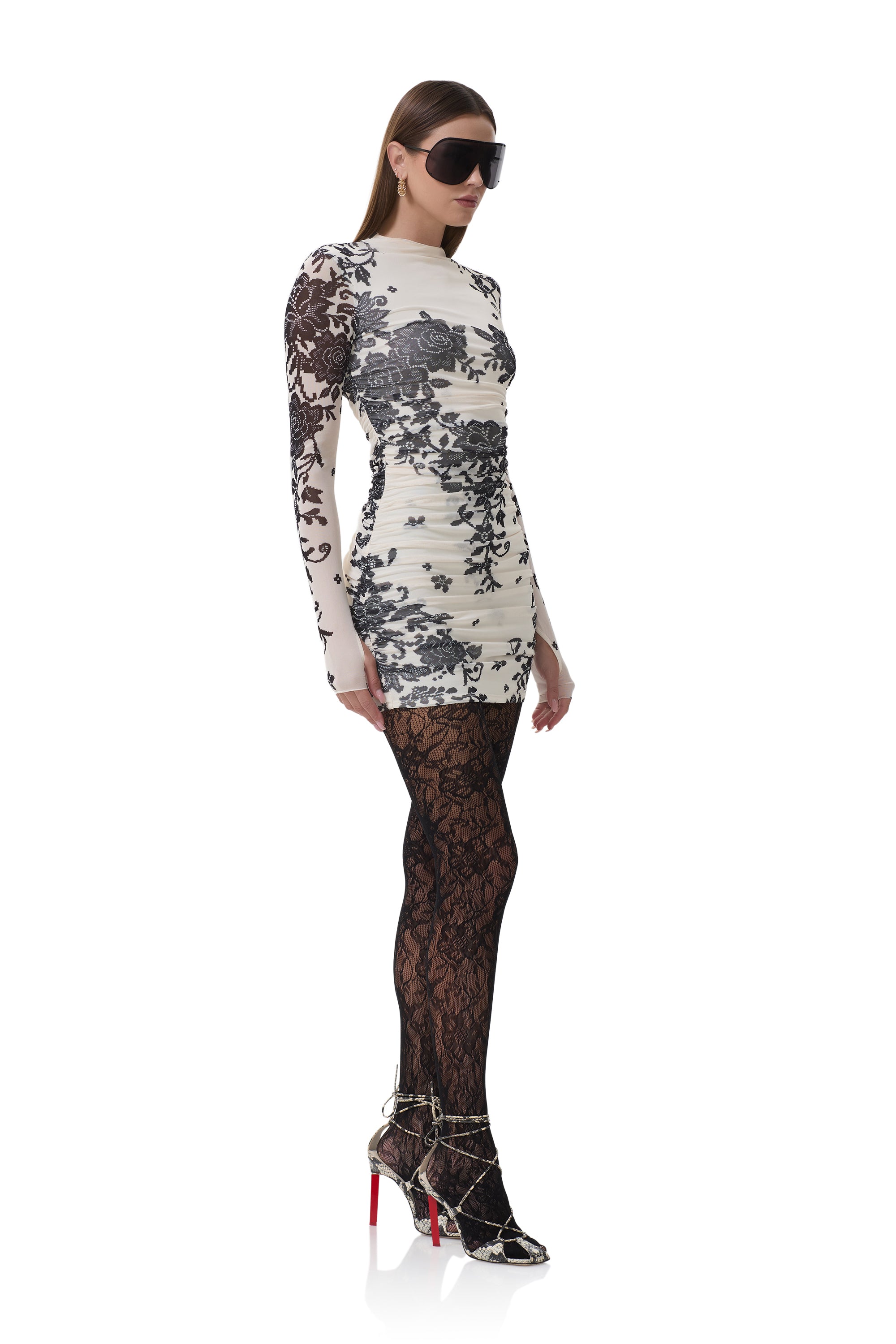 Afrm Darcie Dress - Stark Lace Afrm Darcie Dress - Stark Lace