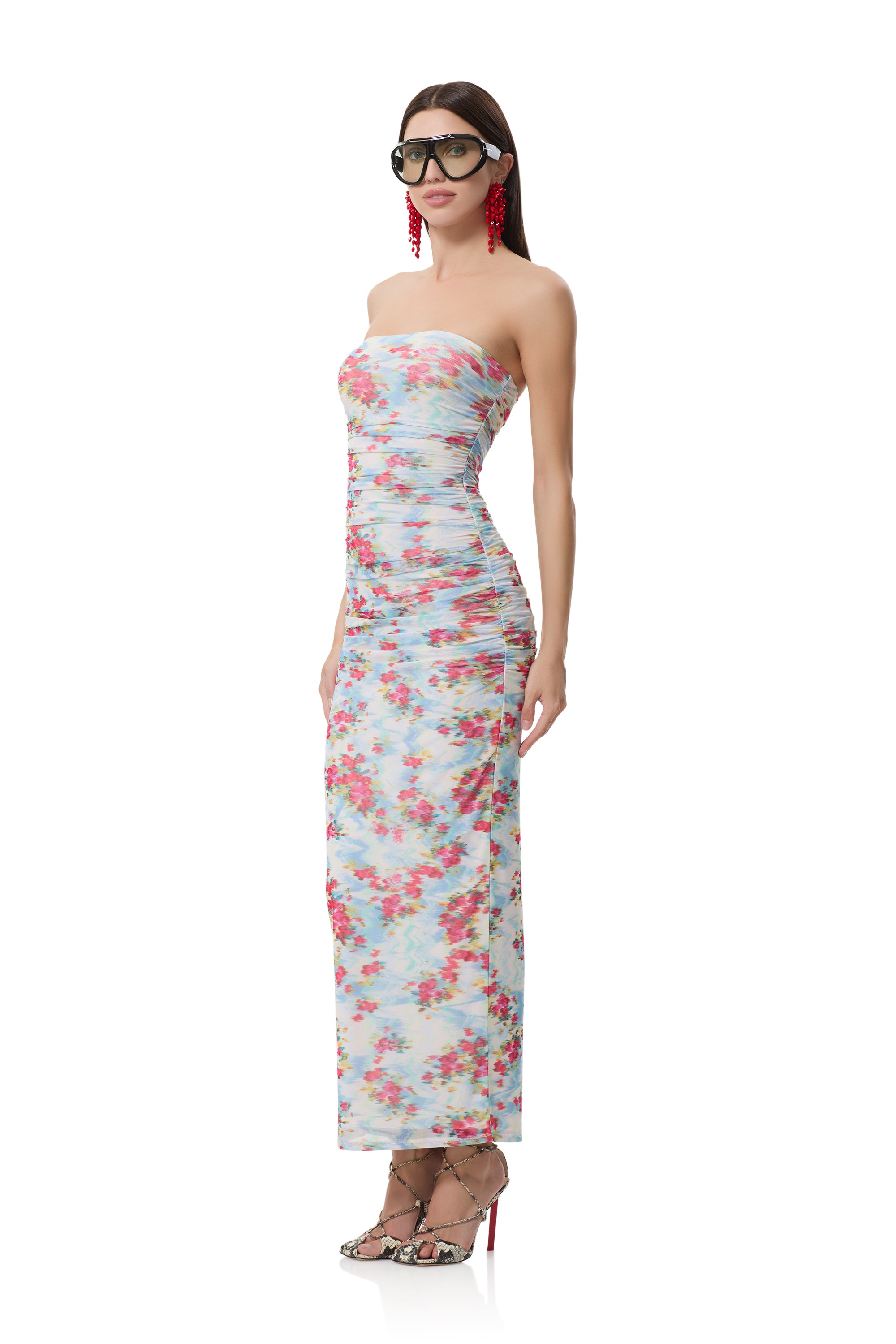 AFRM Marlo Dress in Blue,Pink - size XXL AFRM Marlo Dress in Blue,Pink - size XXL