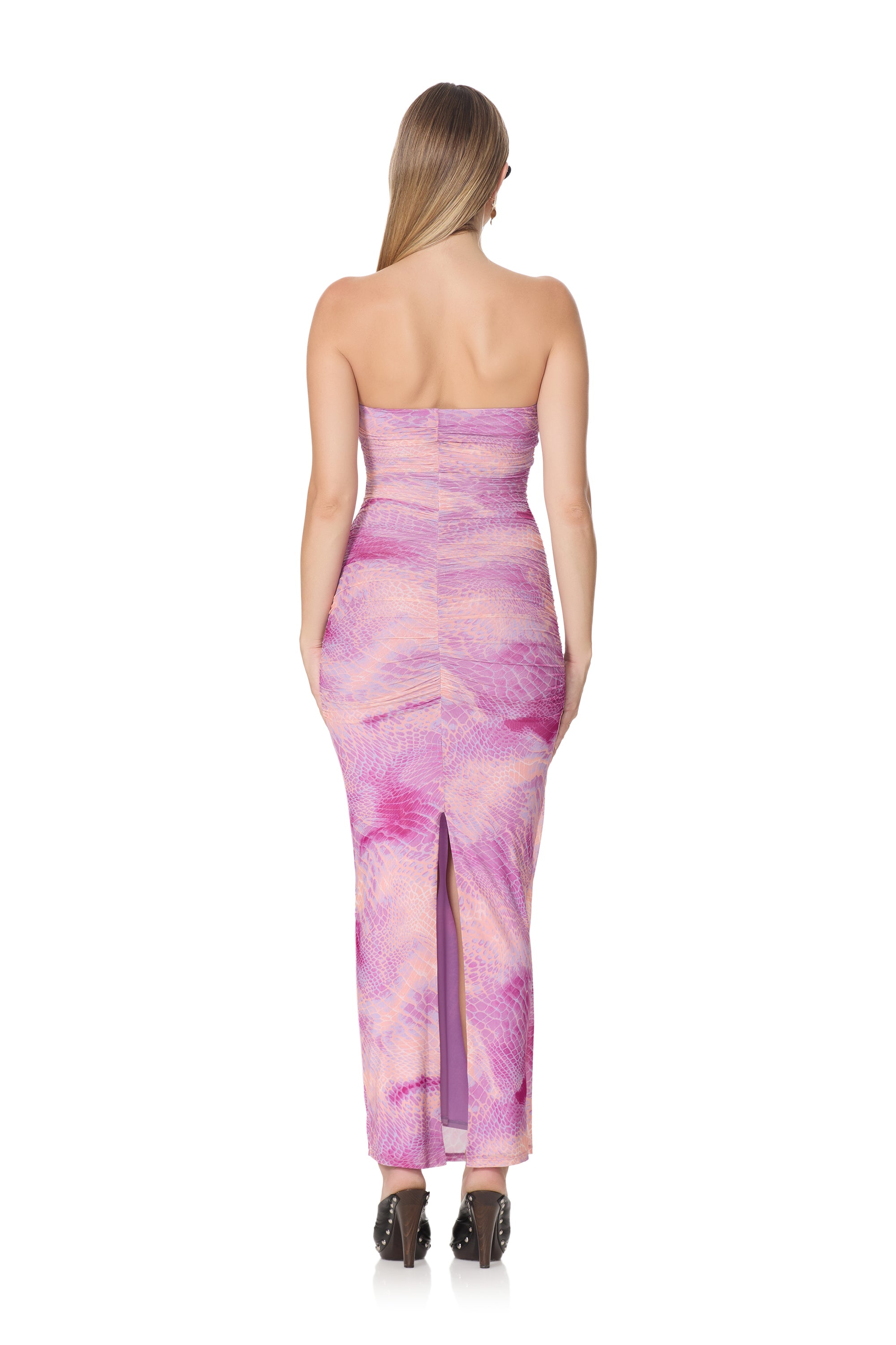 afrm purple dress Rowan Velvet Dress