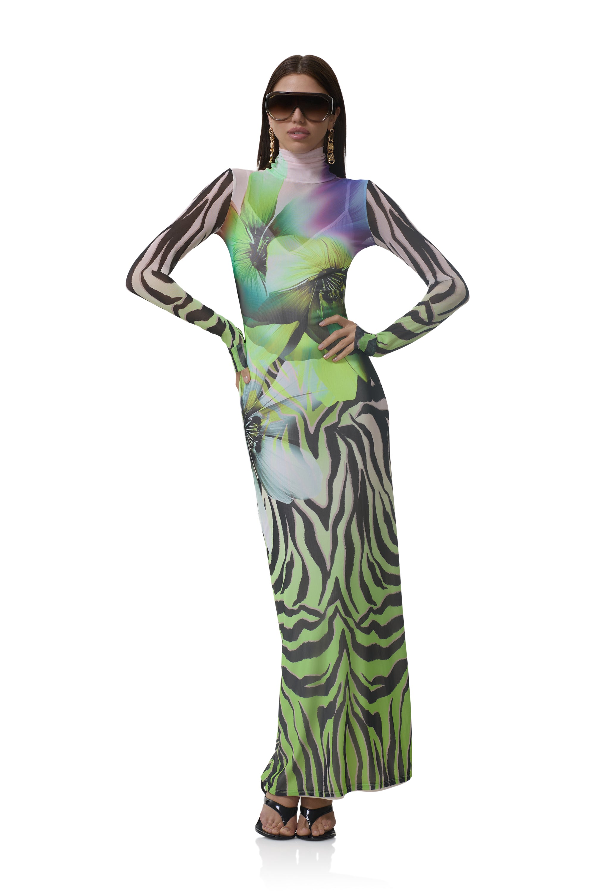 Billie Dress - Zebra Fleur Billie Dress - Zebra Fleur