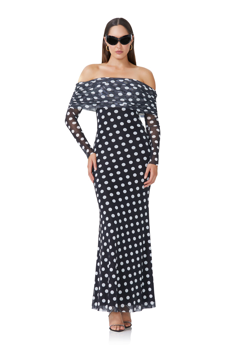 Thelma Maxi Dress - Diagonal Dot – AFRM
