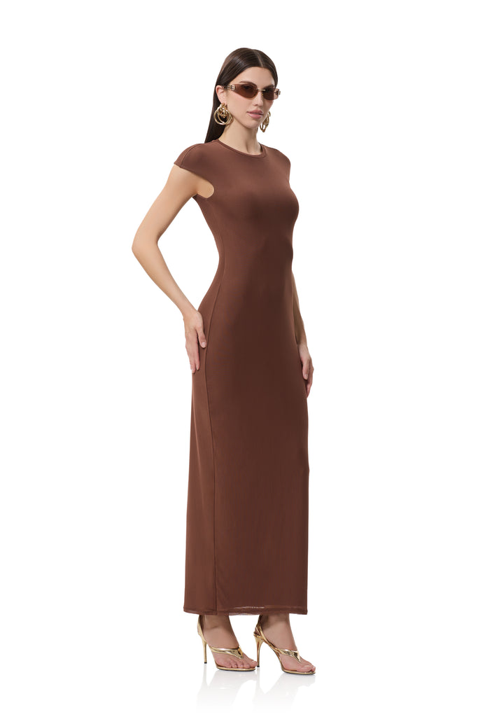 copper junior bridesmaid dresses Hazel Dress in Cappuccino main image 0