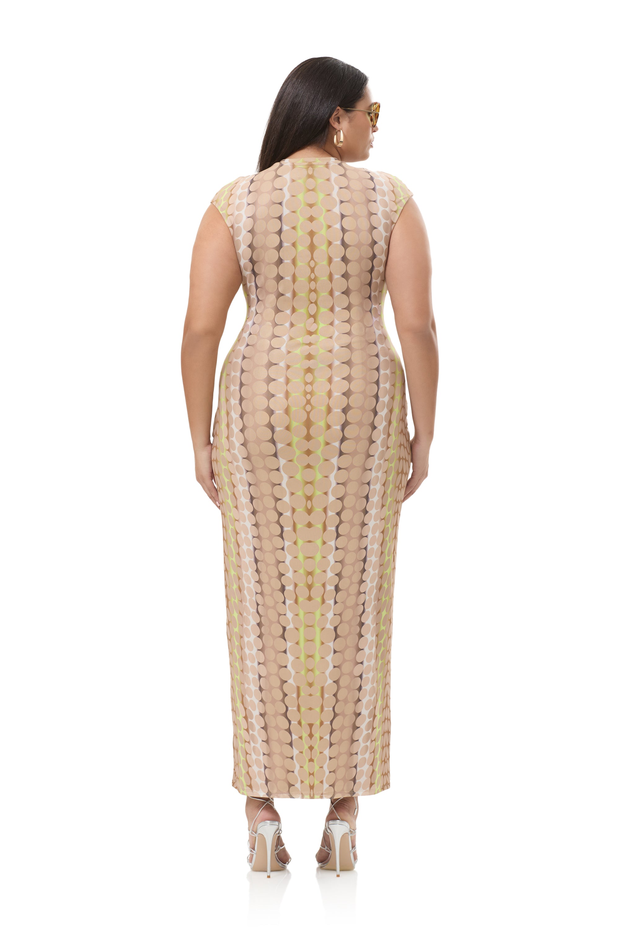 cody maxi dress AFRM Cody Dress in Tan,Green