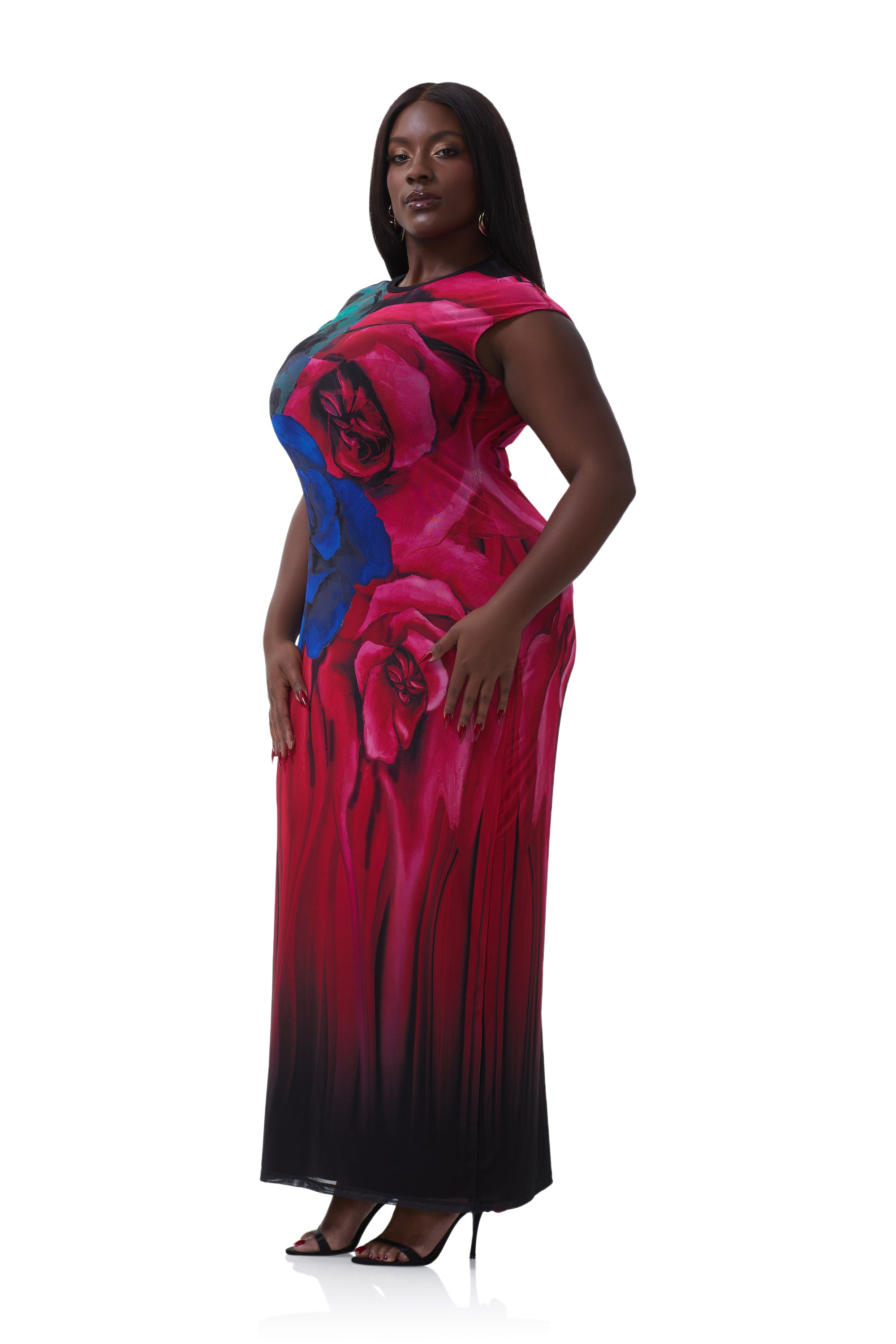 afrm cody maxi dress AFRM | The Cody Maxi Dress in Hibiscus Shell on @iamsooyounlee