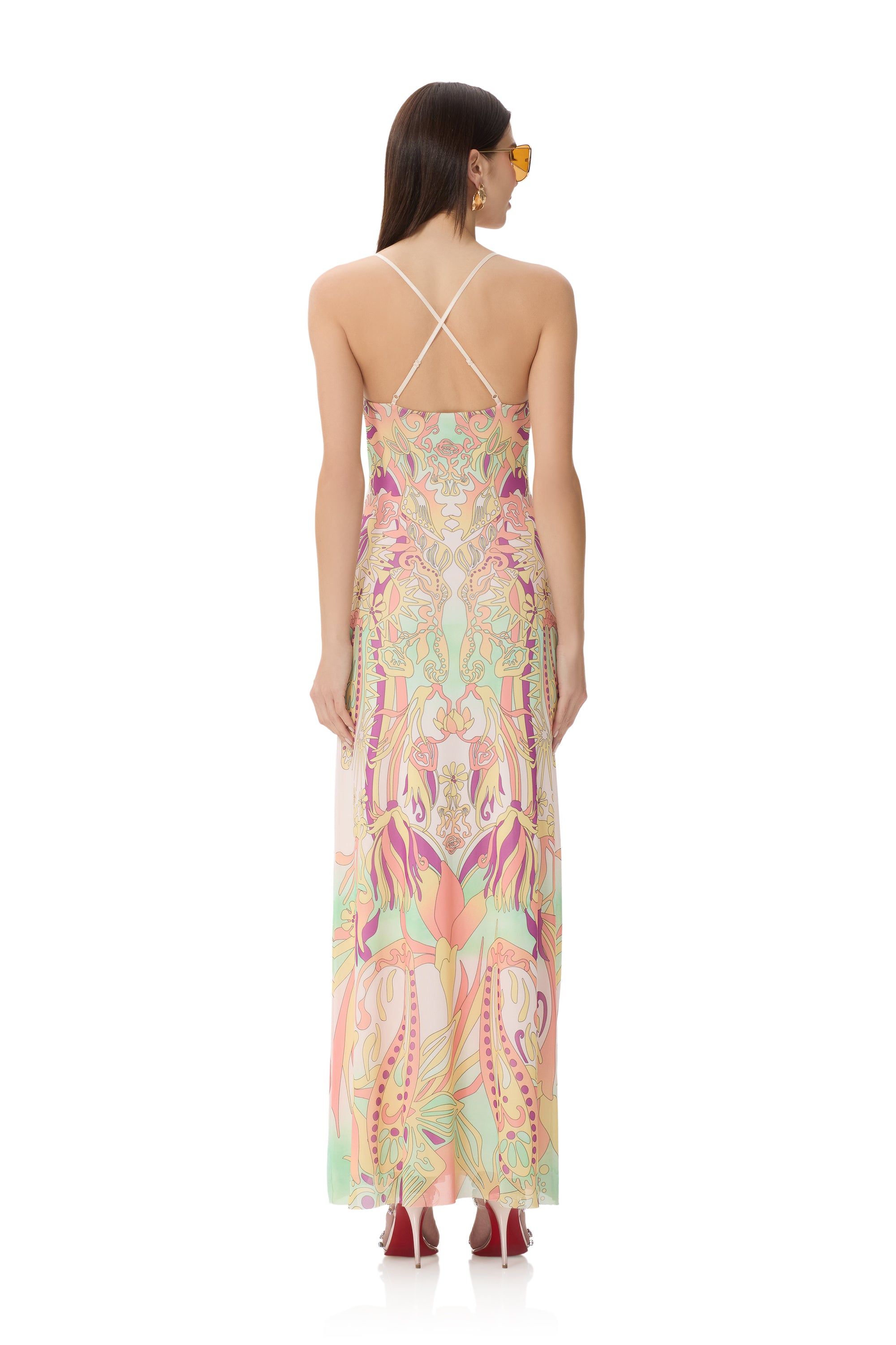 afrm romy maxi dress AFRM Romy Dress | Floral | Size XL