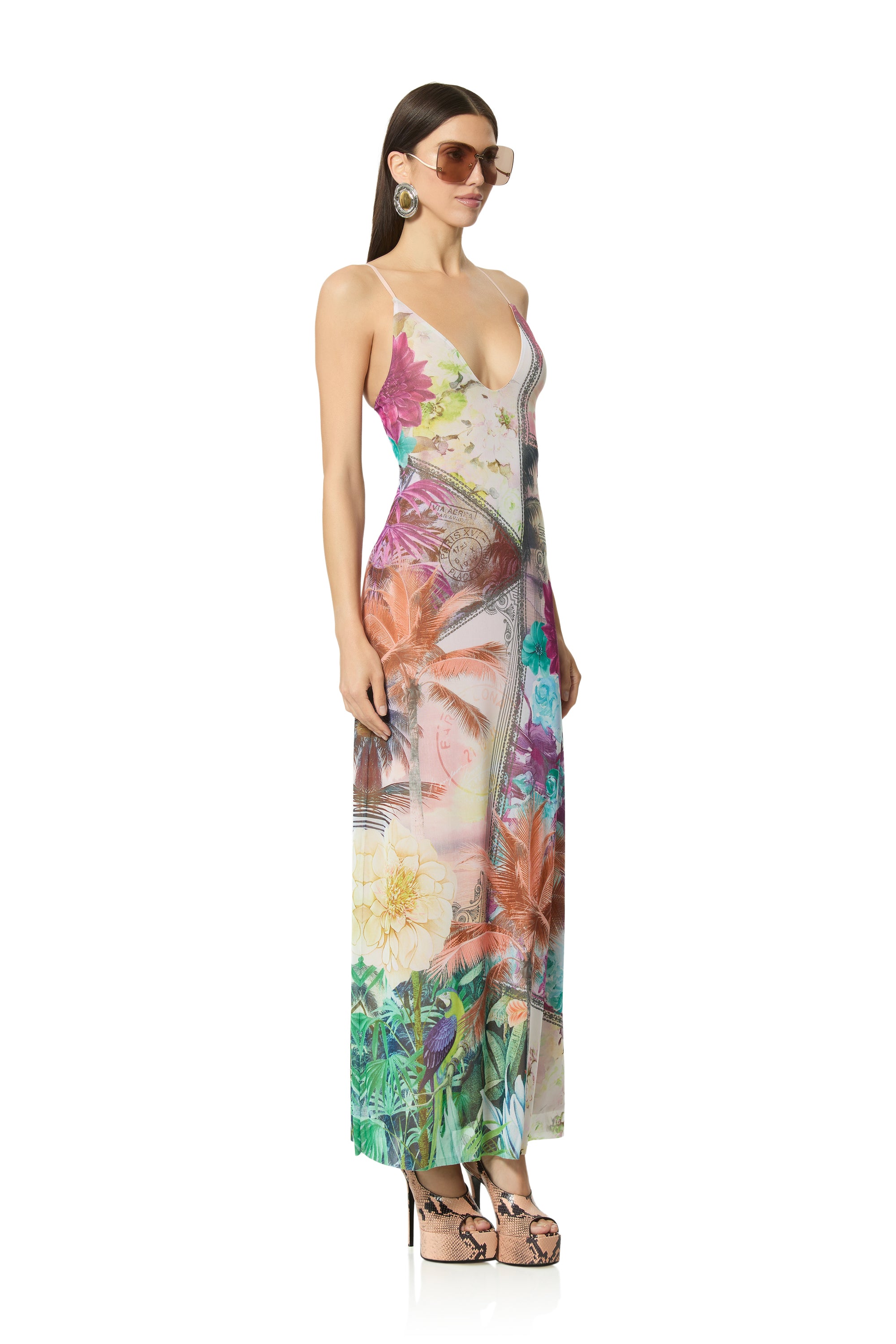 romy maxi dress Romy Striped Maxi Dress Out of Town Clothing