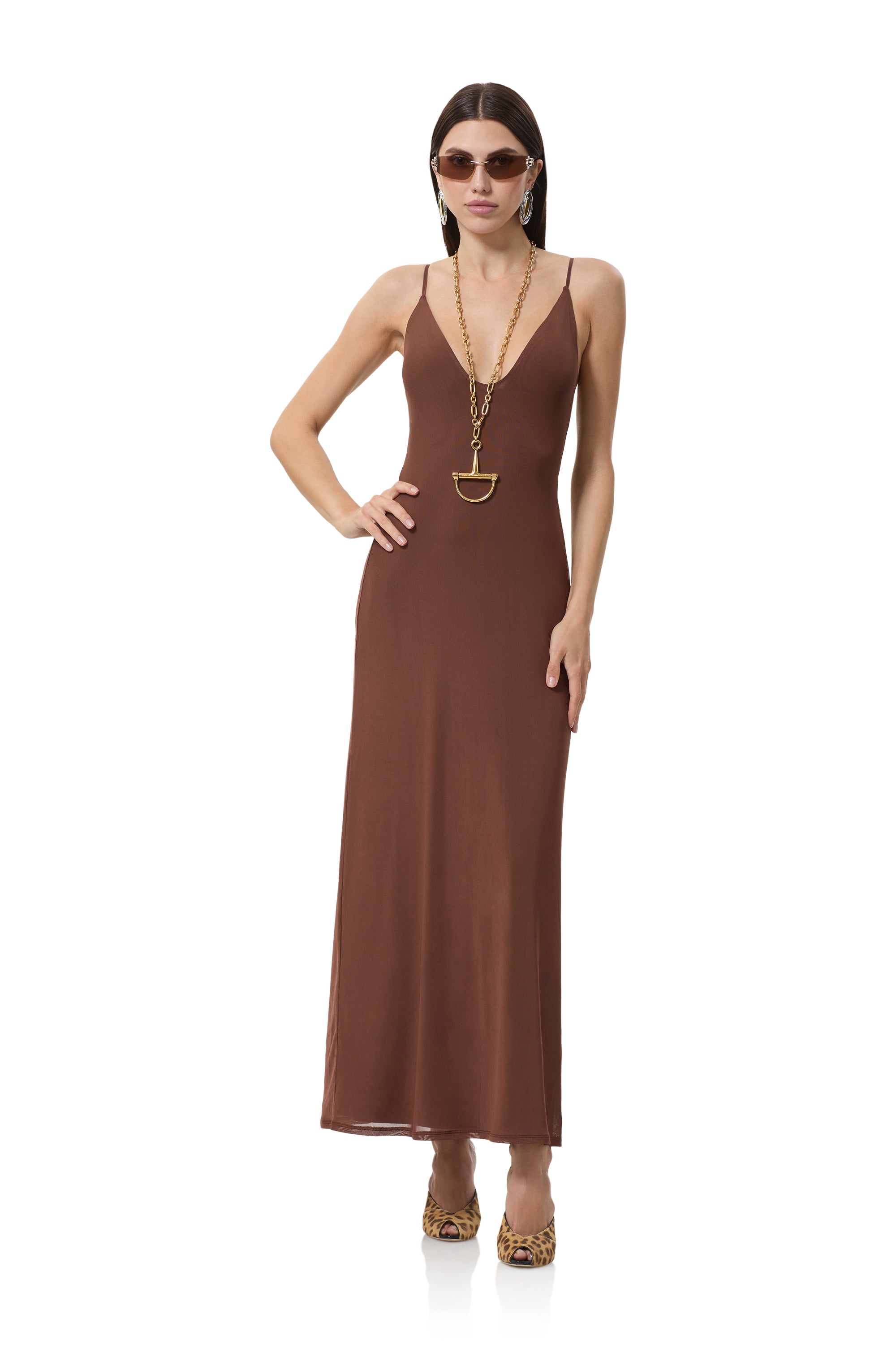 Romy Dress - Cappuccino AD021531 / Cappuccino / XL Romy Dress - Cappuccino AD021531 / Cappuccino / XL