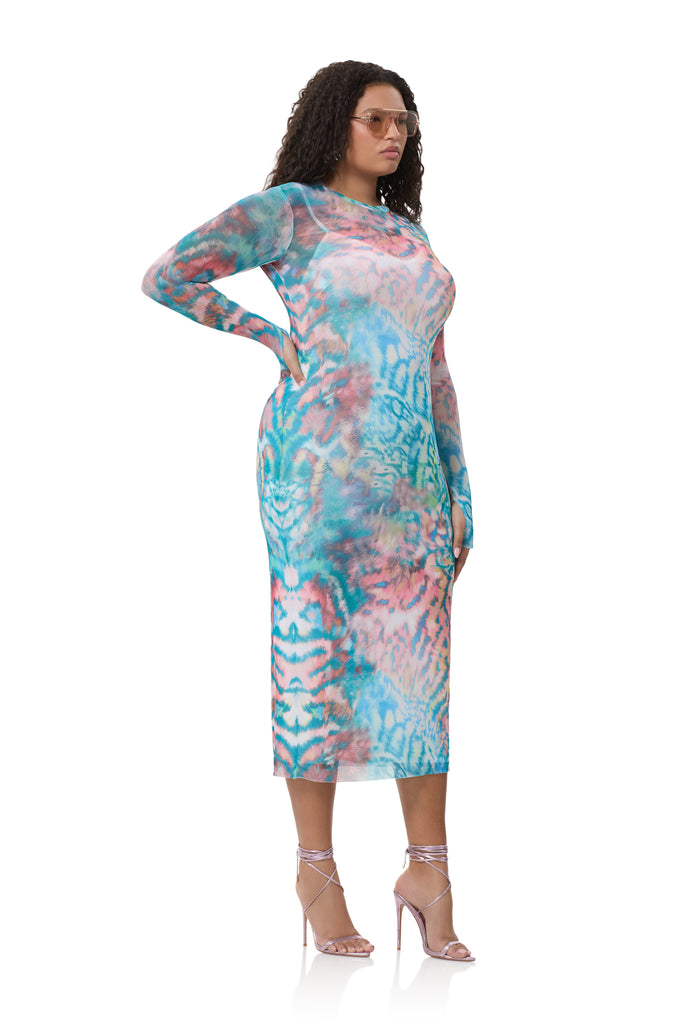 long sleeve dress pastel Ashland Dress