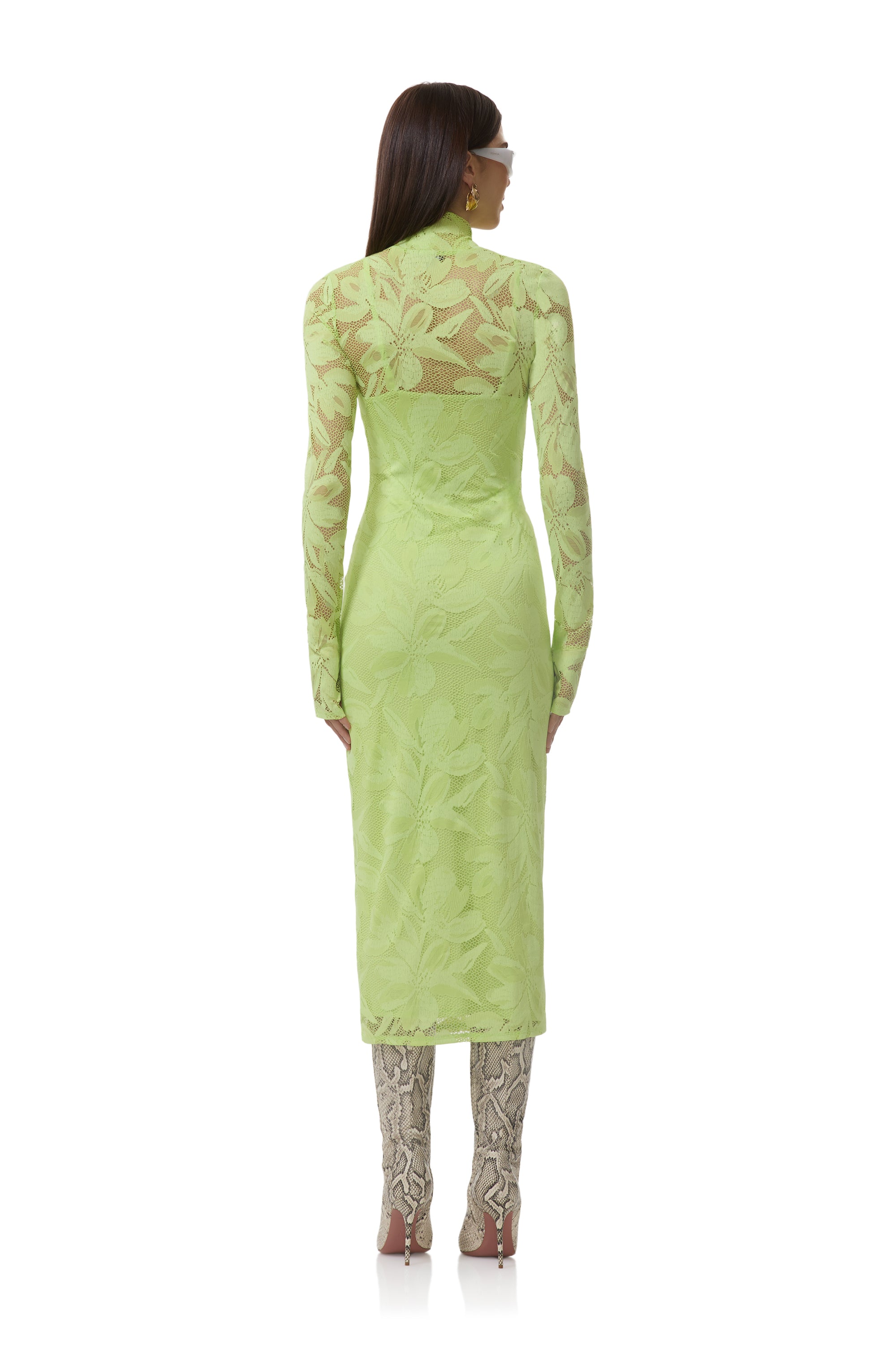 Shailene Crochet Lace Dress - Lime Essence AD023373DC25 / Lime Essence / 1X Shailene Crochet Lace Dress - Lime Essence AD023373DC25 / Lime Essence / 1X