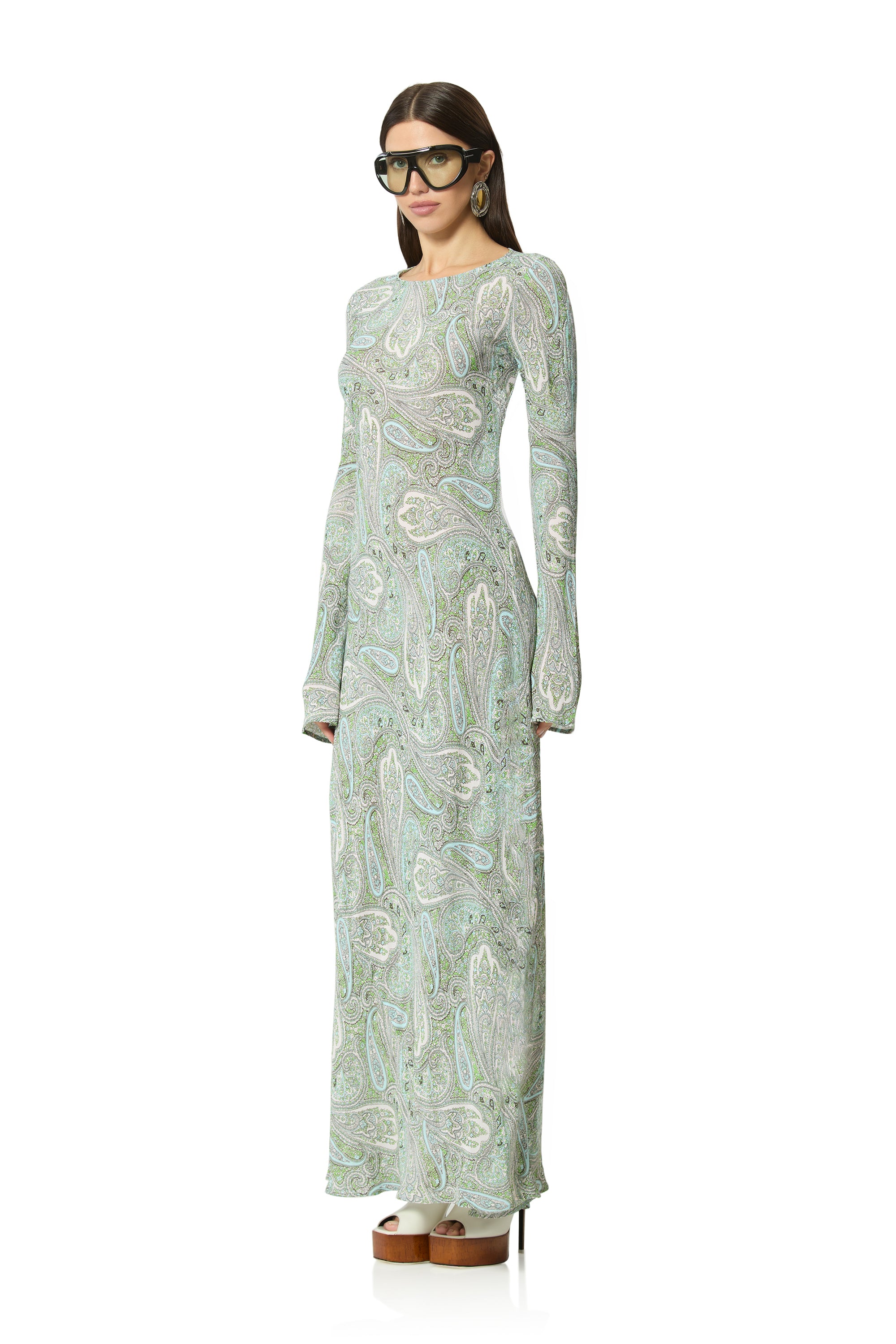 Jetta Dress - Aqua Paisley AD023380MY26 / Aqua Paisley / XL Jetta Dress - Aqua Paisley AD023380MY26 / Aqua Paisley / XL
