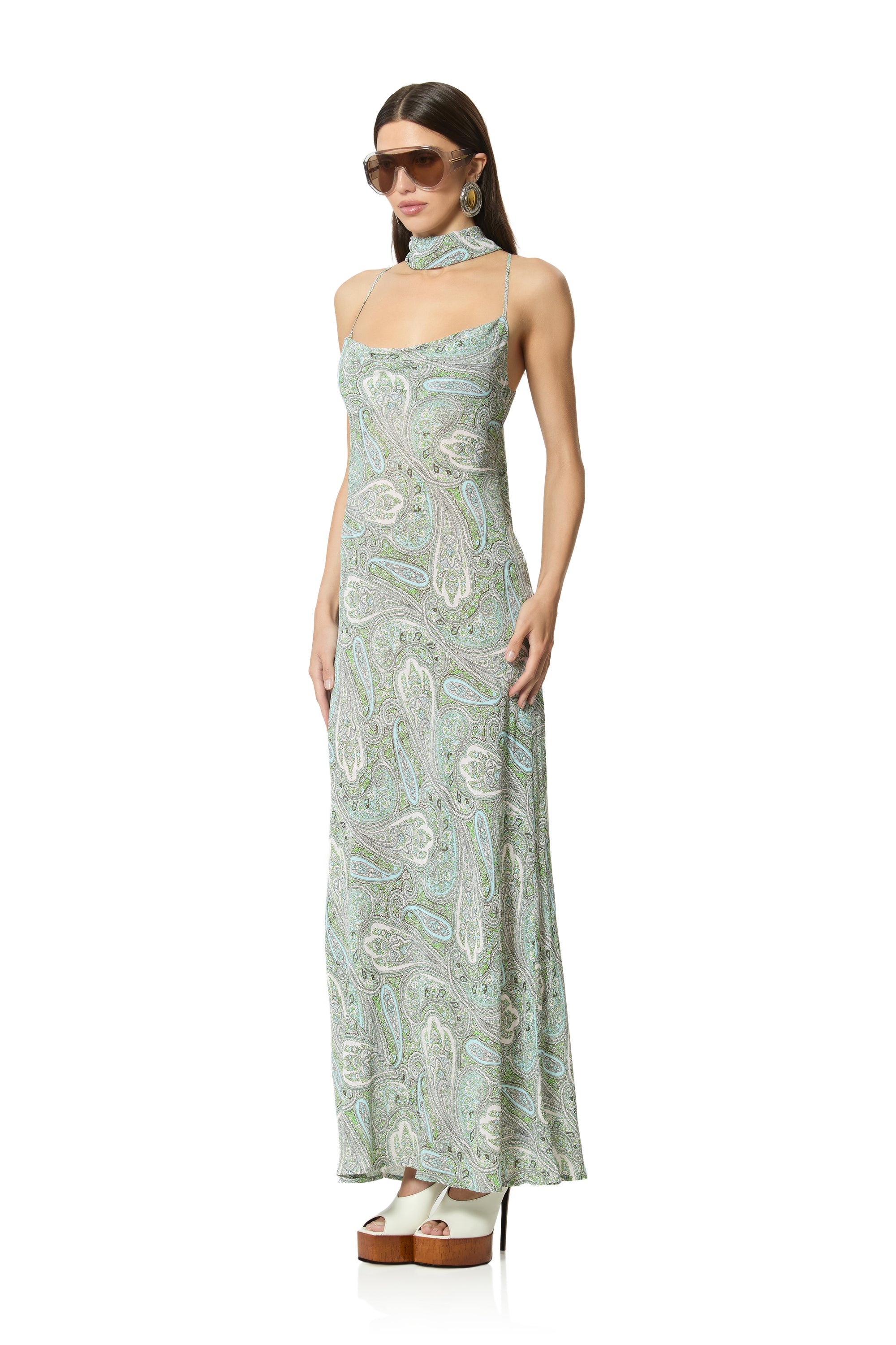 light blue long bridesmaid dress Three Style Long Chiffon Sky Blue Bridesmaid Dress – TANYA BRIDAL