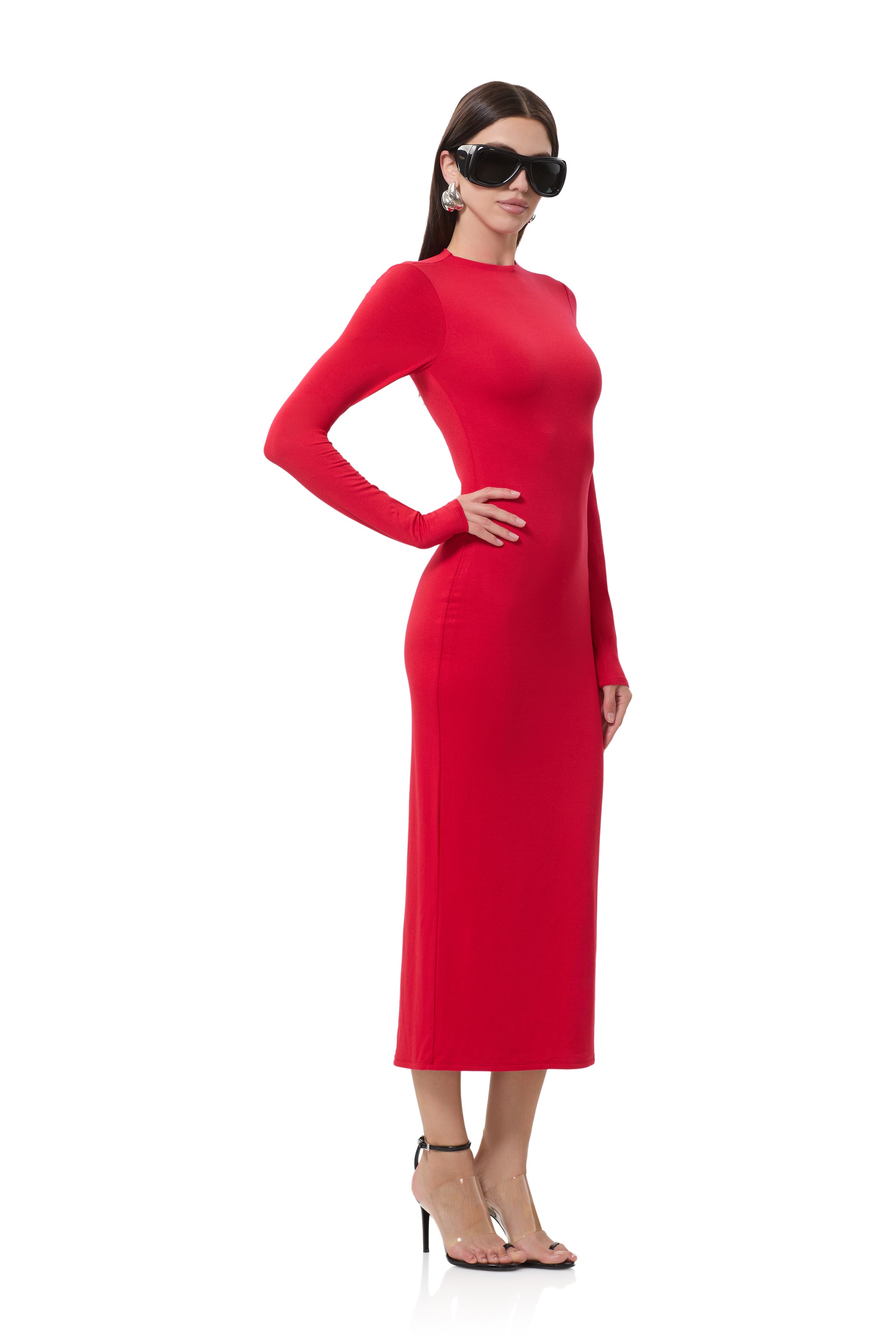 Juniper Dress - Kiss Red AD079665JN24 / Kiss Red / L Juniper Dress - Kiss Red AD079665JN24 / Kiss Red / L