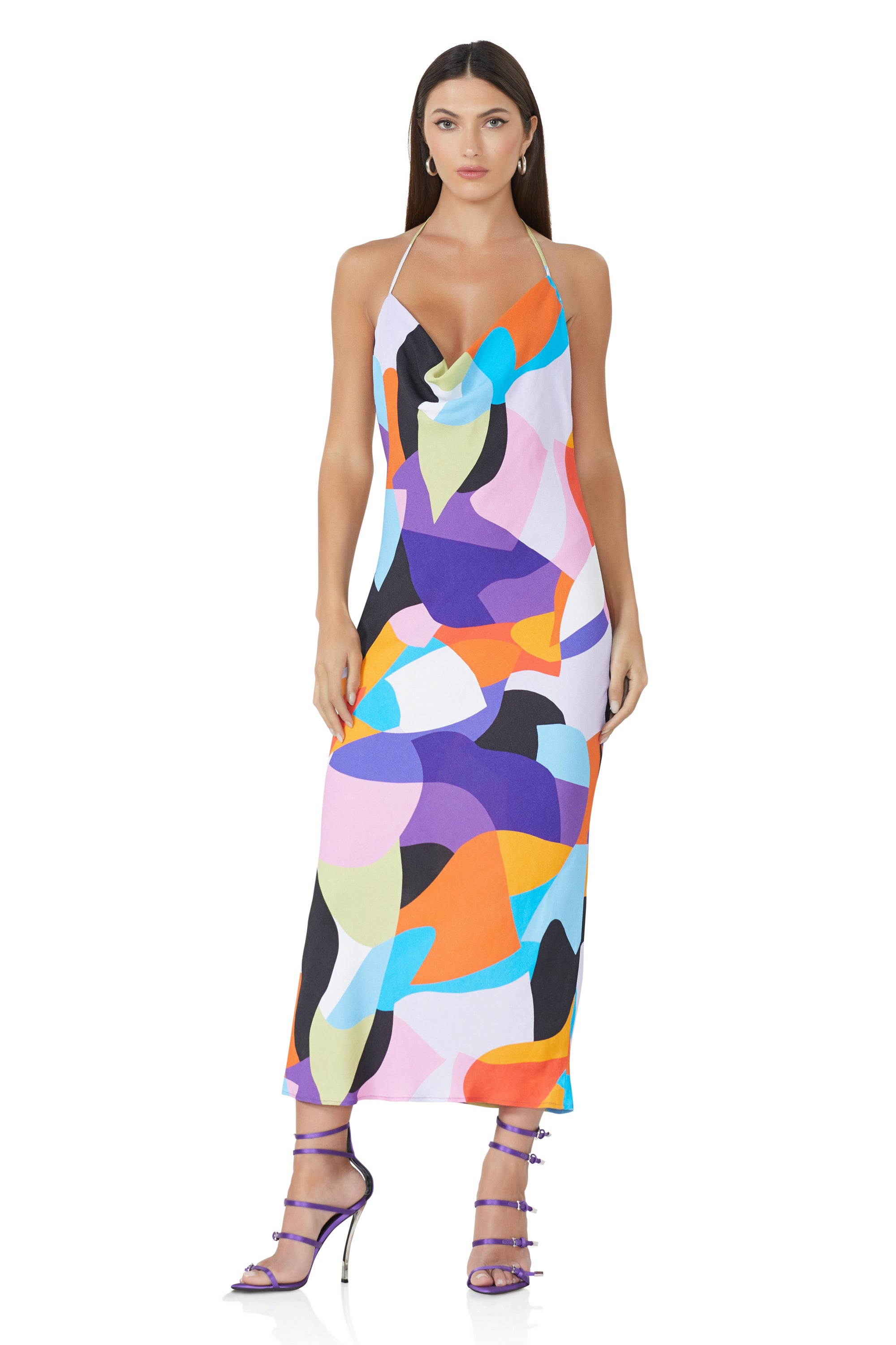 Rowland Maxi Dress - Abstract Color Block – AFRM