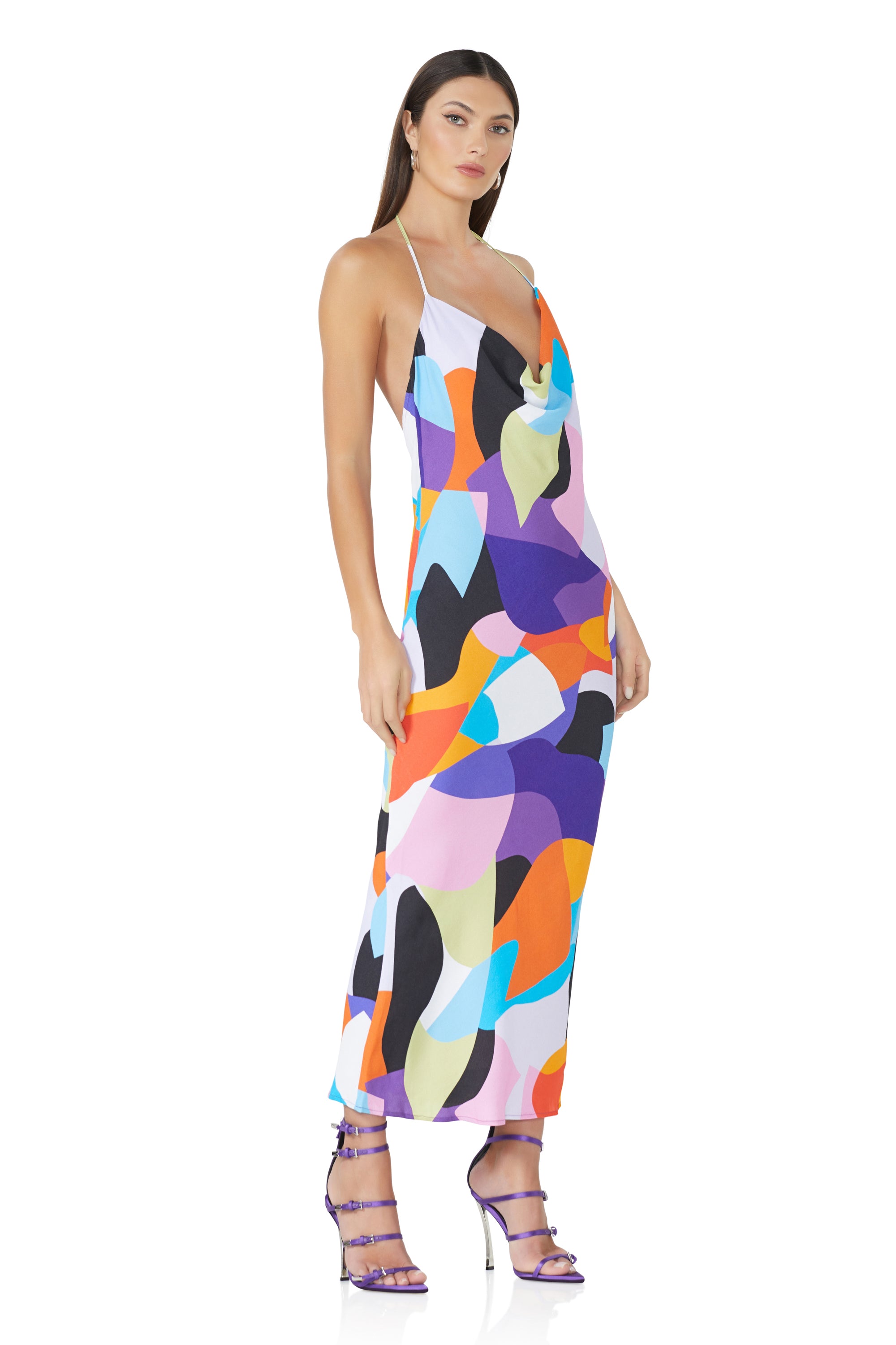 Rowland Maxi Dress - Abstract Color Block – AFRM