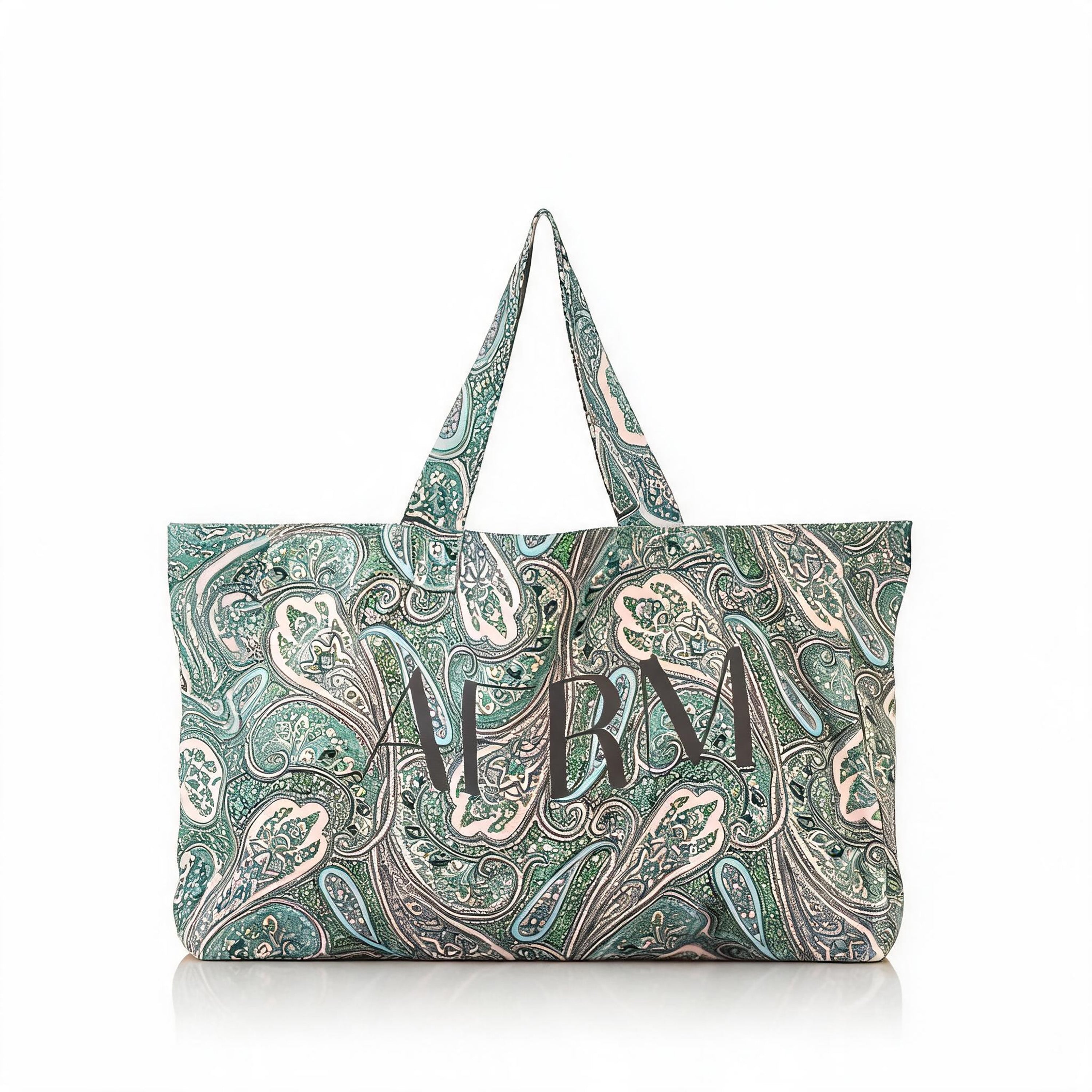 AFRM Tote Bag - Aqua Paisley