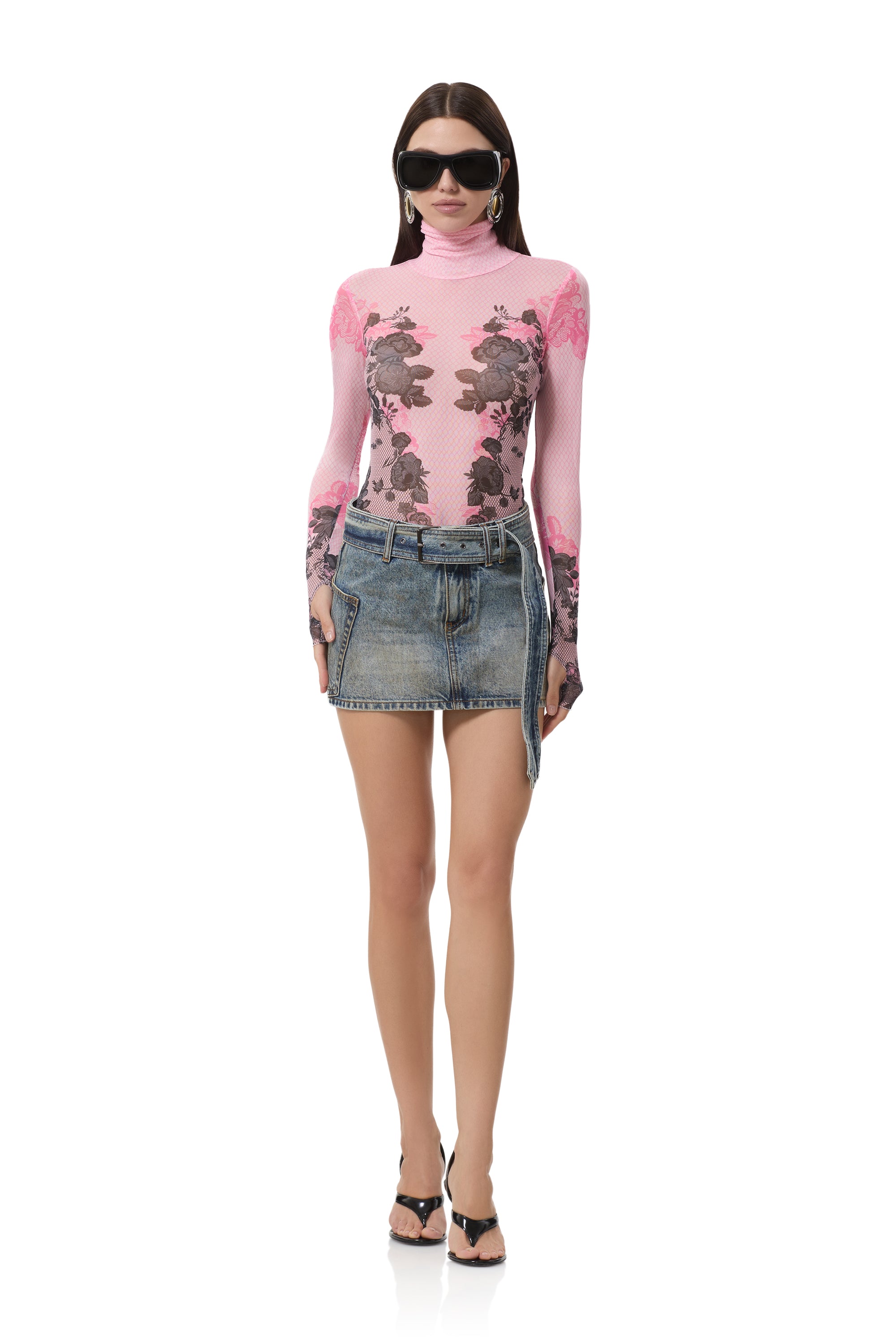 Zadie Top - Lace Net – AFRM