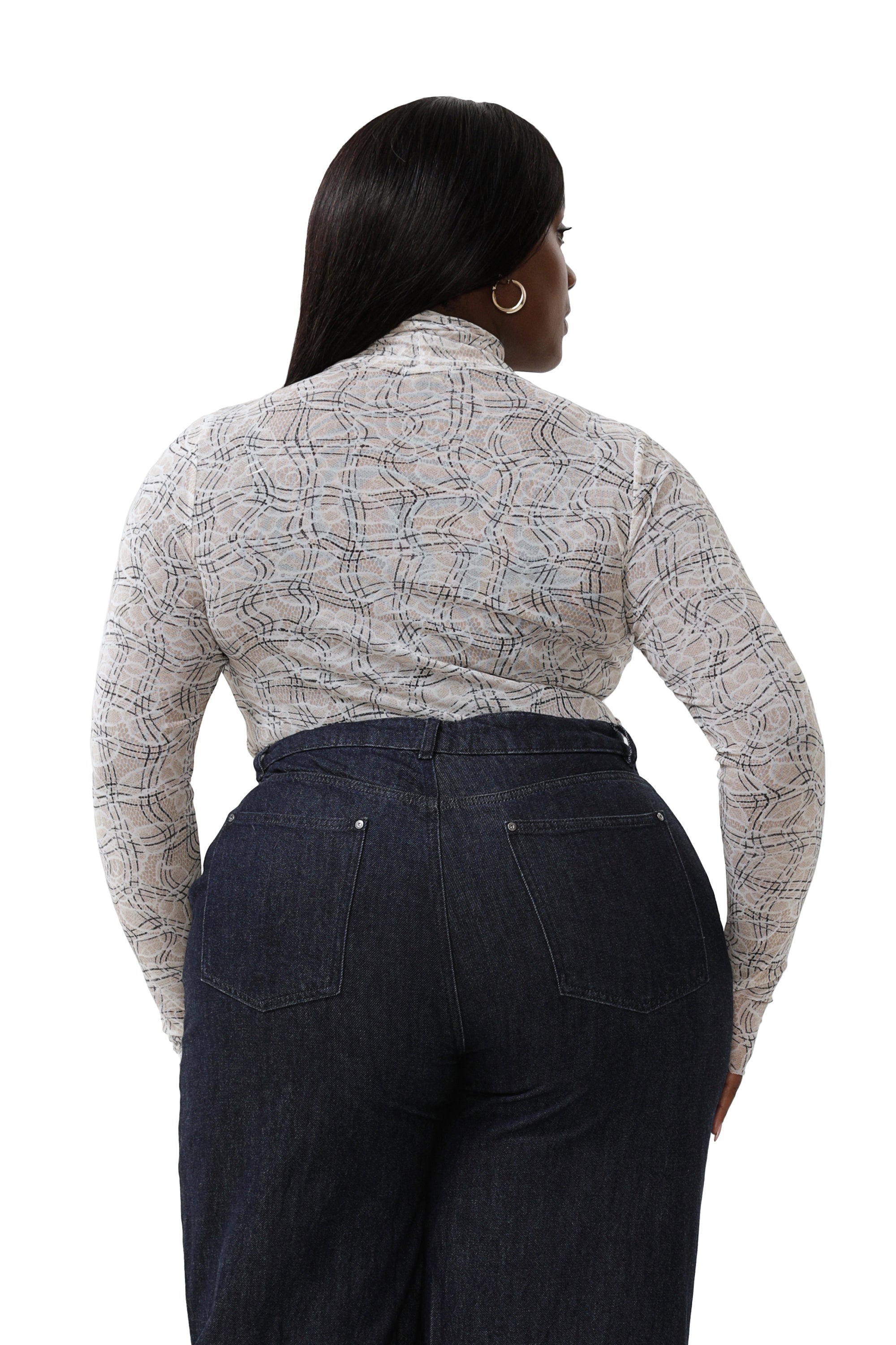 Zadie Top - Lace Plaid – AFRM