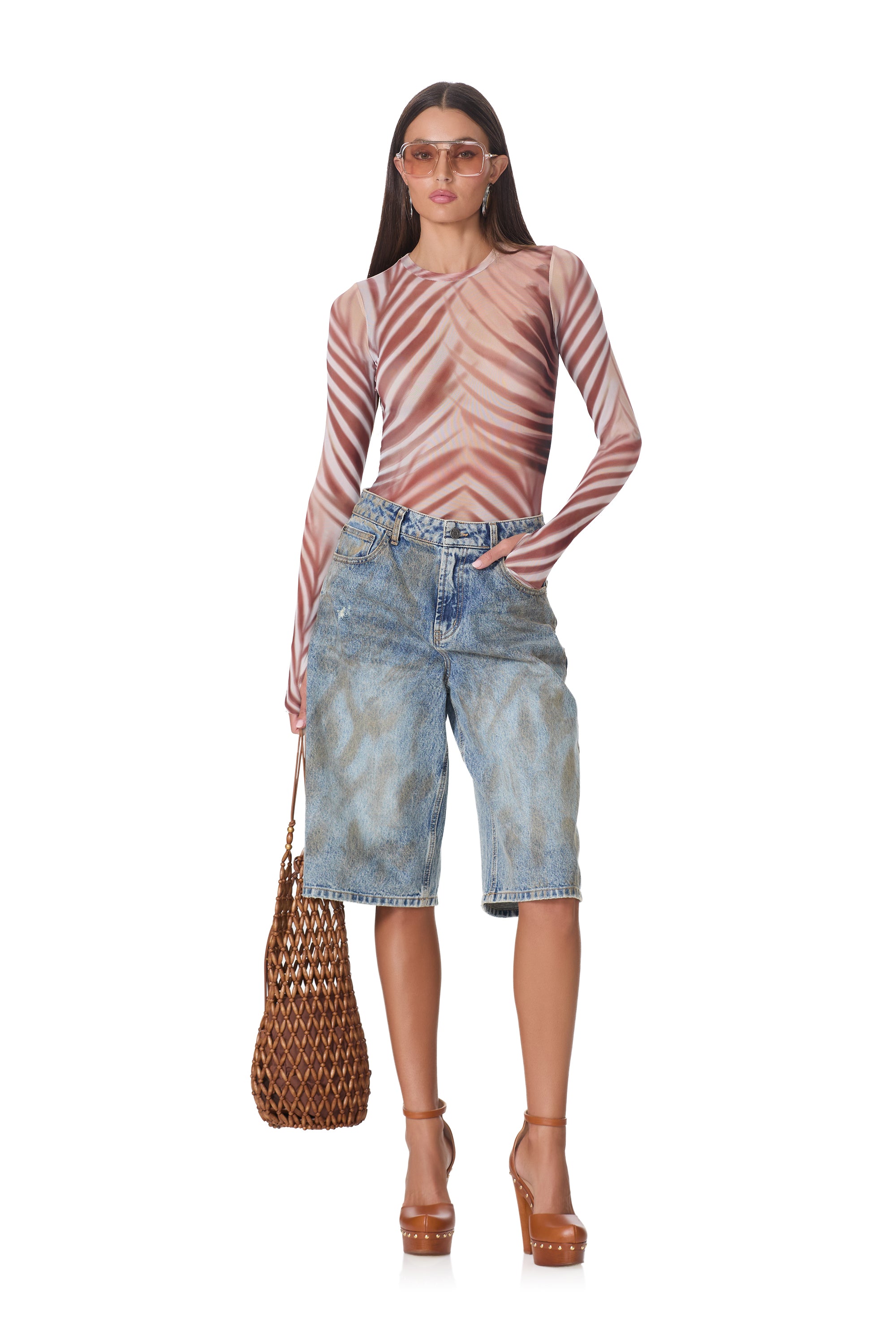 Kaylee Top - Kissing Palms – AFRM