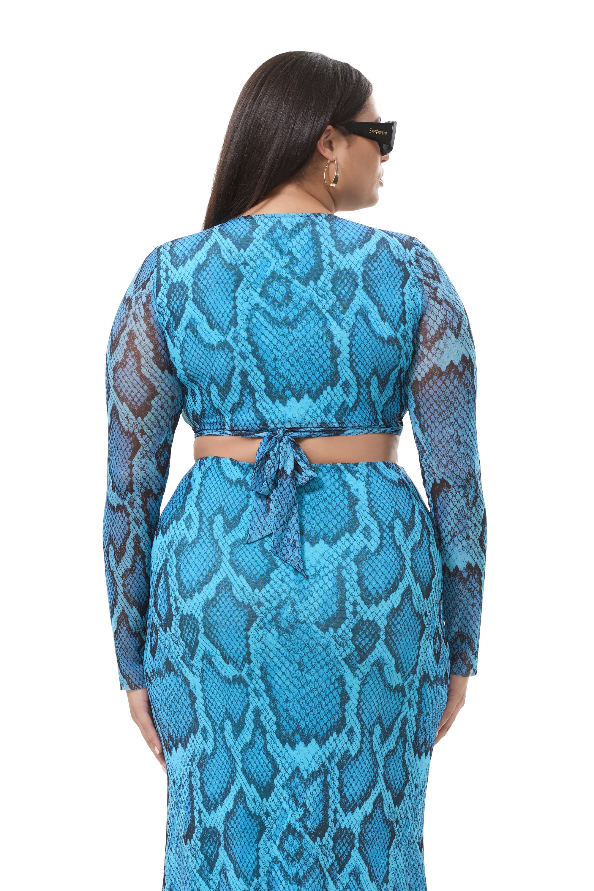 Halsey Top - Blue Fish Snake AT028983FB26 / Blue Fish Snake / XL Halsey Top - Blue Fish Snake AT028983FB26 / Blue Fish Snake / XL