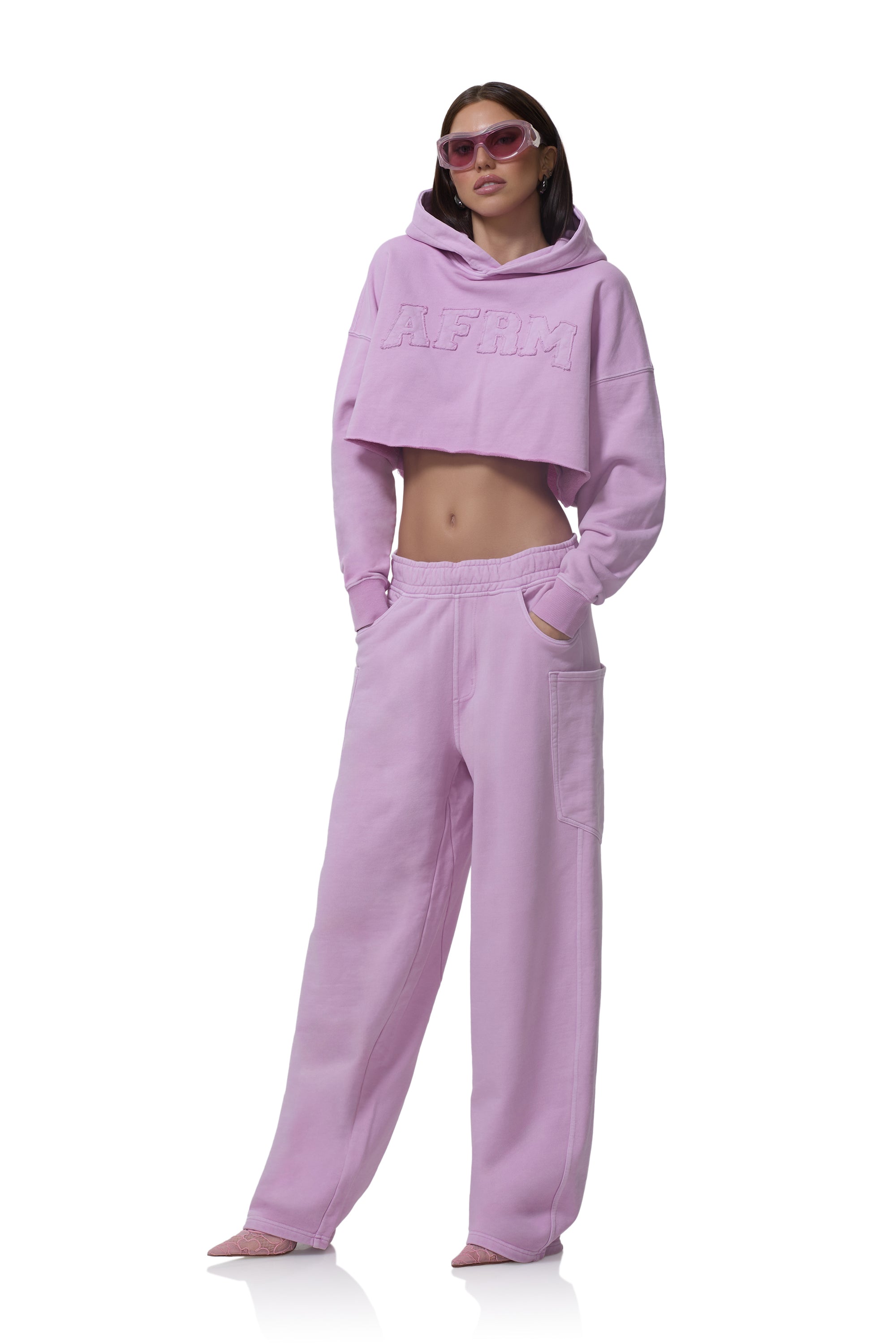 darius-cropped-hoodie-orchid-bouquet – AFRM