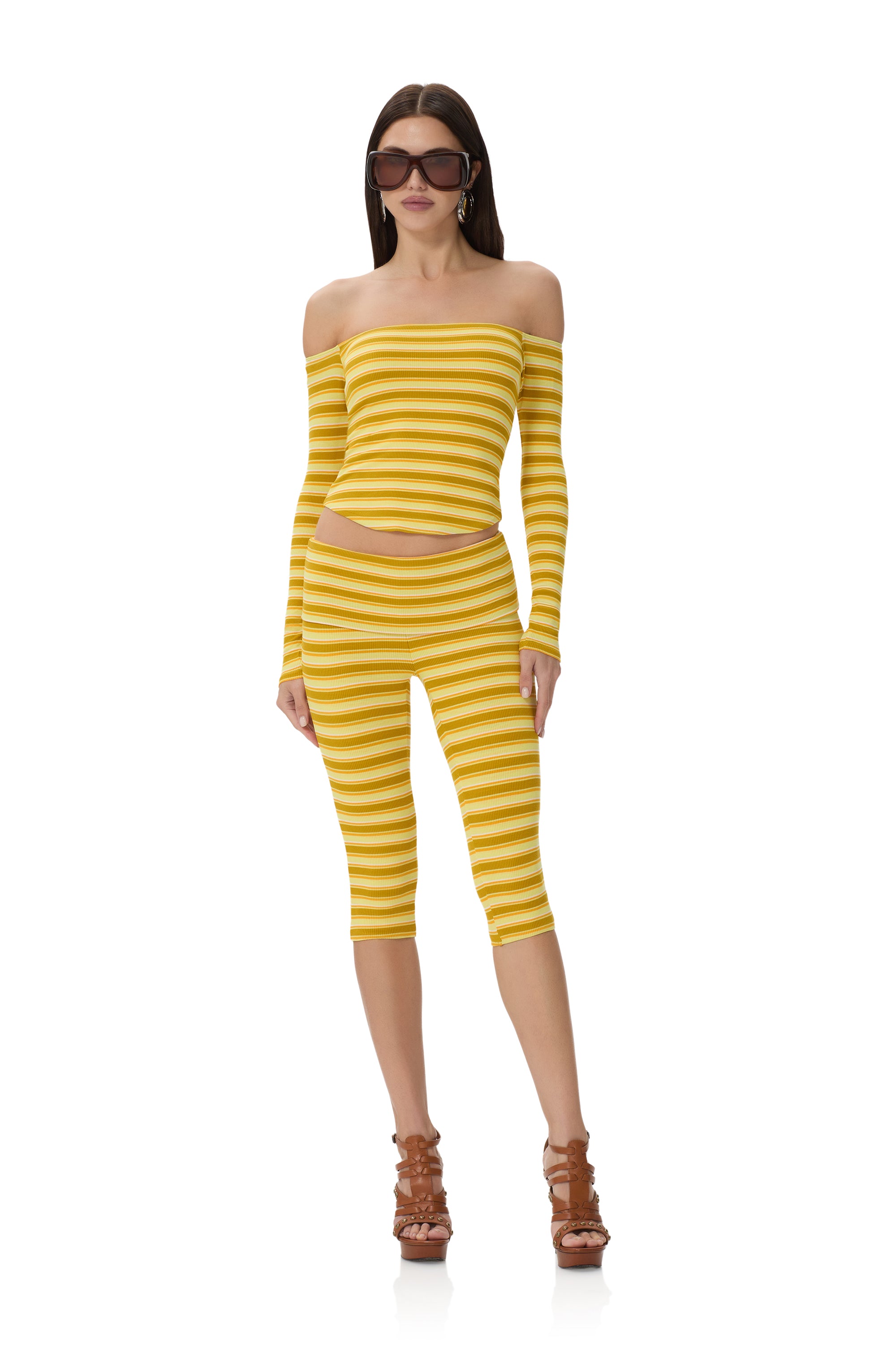 silvia-capri-legging-limelight-stripe – AFRM