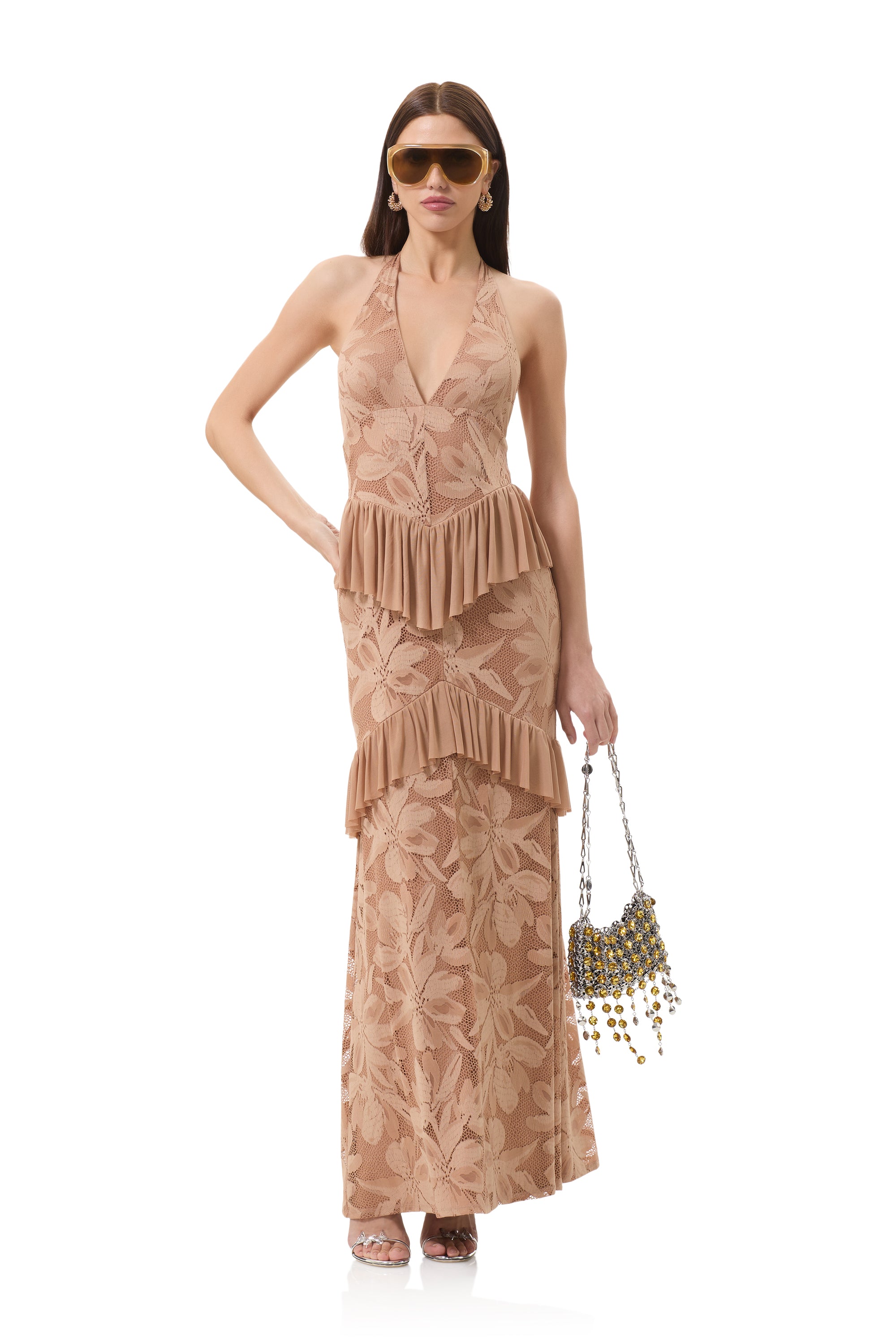 Athens Crochet Lace Dress