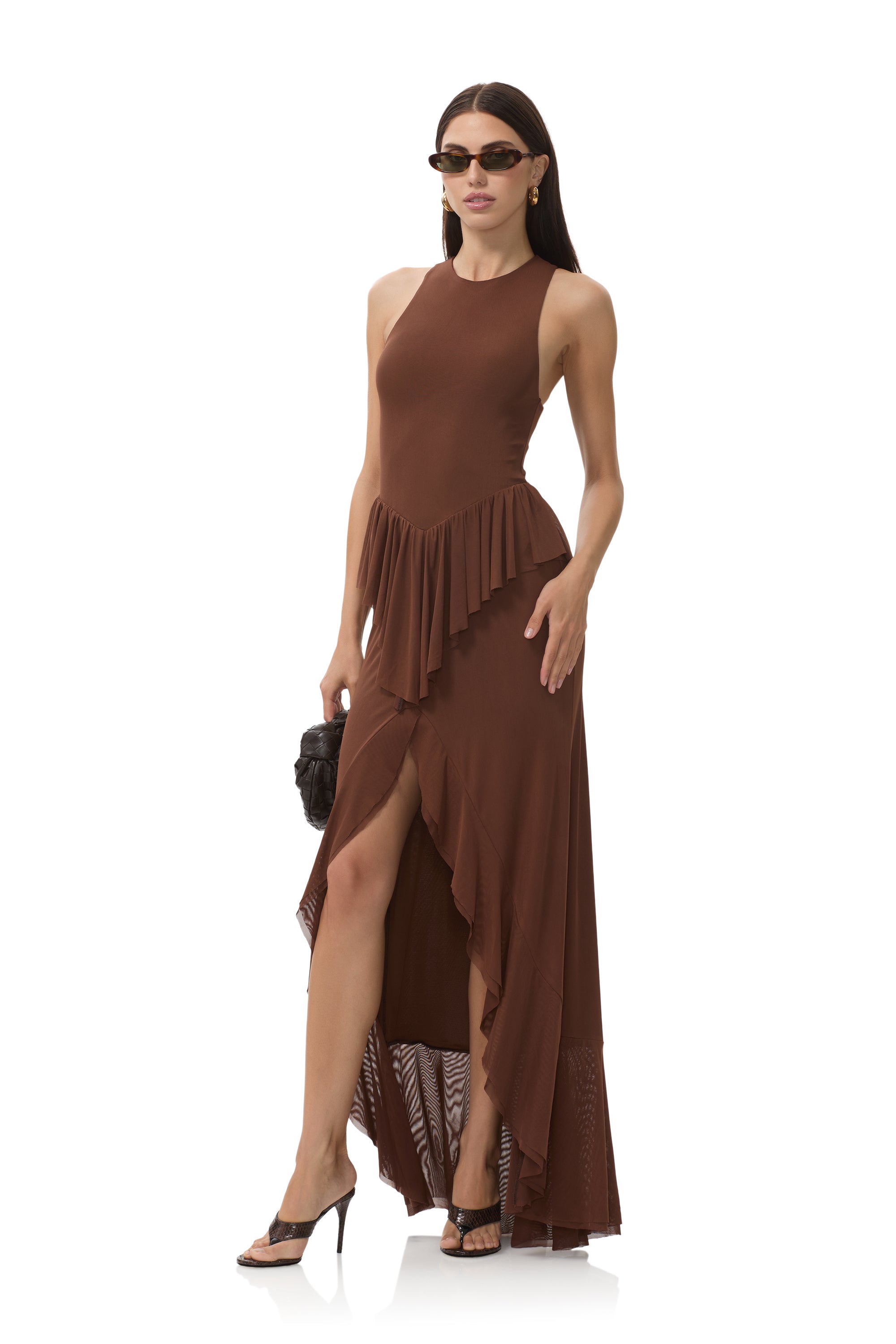 Afrm Bovina Dress | Brown | Size L | Shopbop Afrm Bovina Dress | Brown | Size L | Shopbop