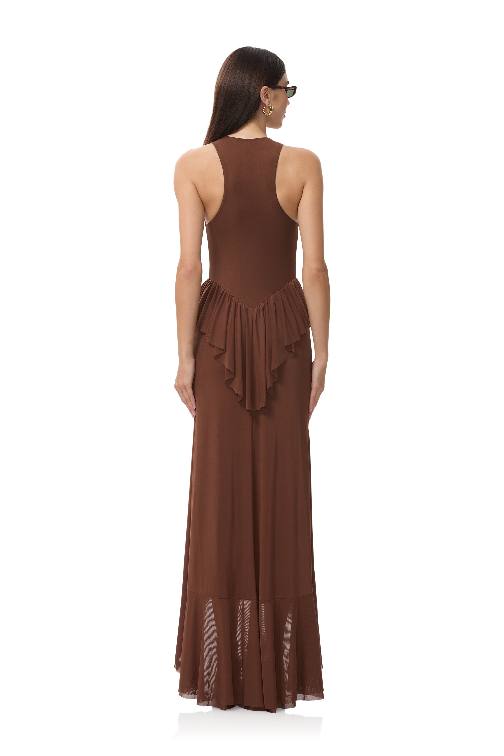 afrm airess dress brown AFRM Airess Dress