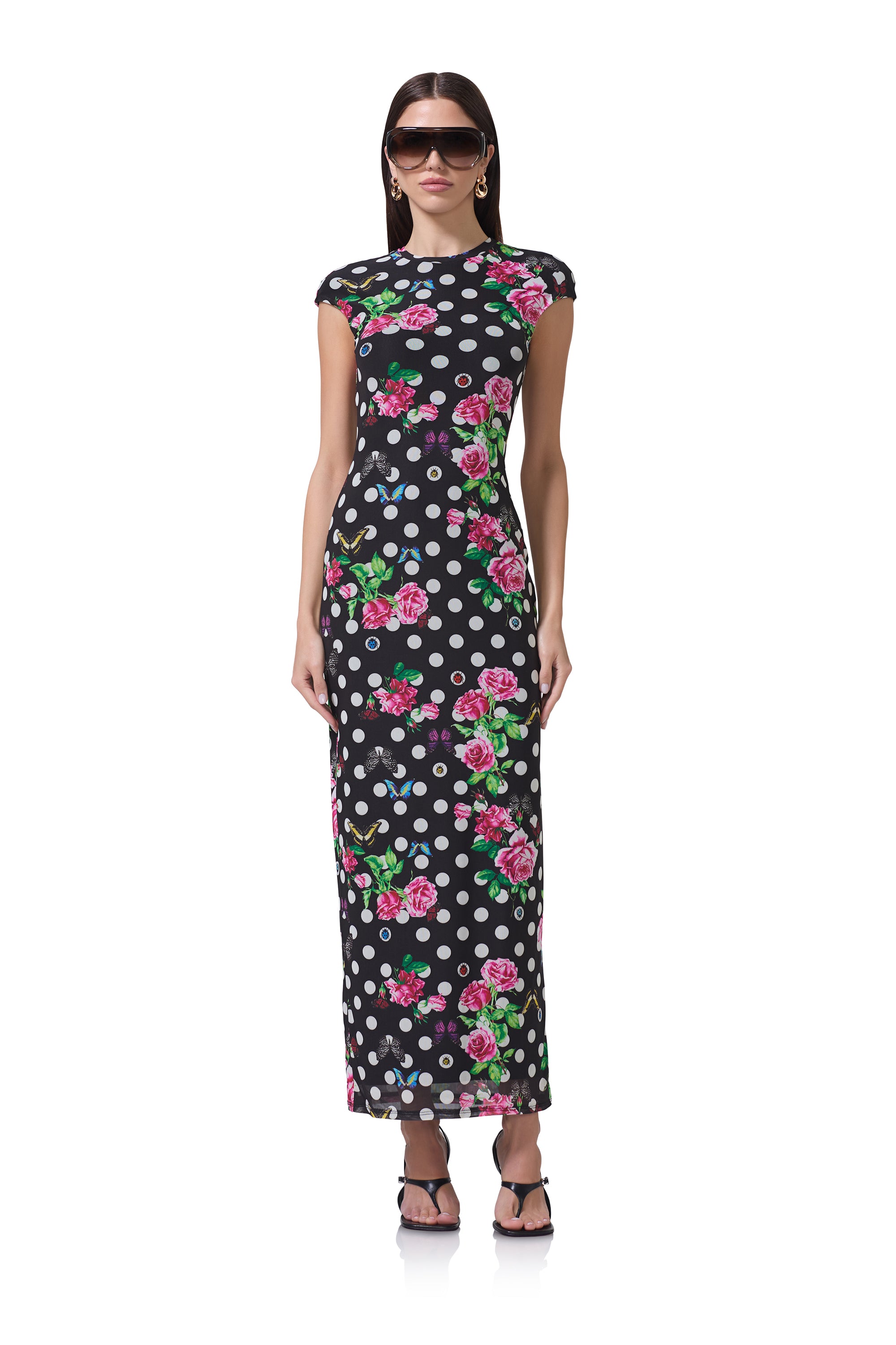 cody maxi dress AFRM Cody Maxi Dress in Citrus Petals