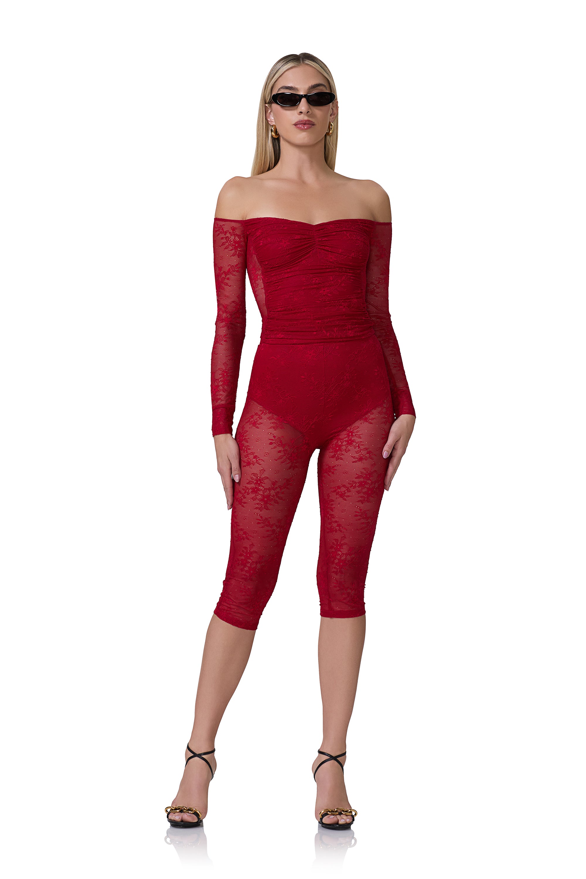 gemma-lace-capri-pant-poppy-red – AFRM