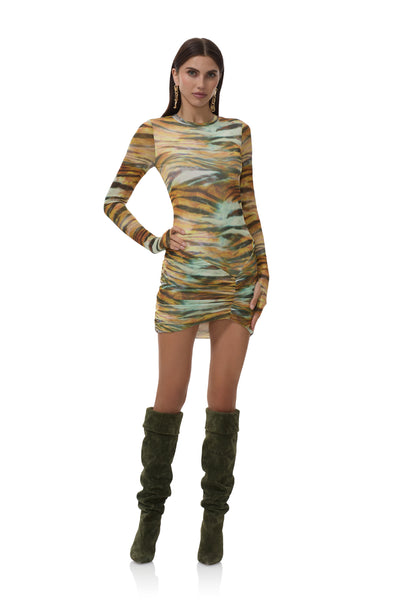 Afrm Mirza Dress in Yellow