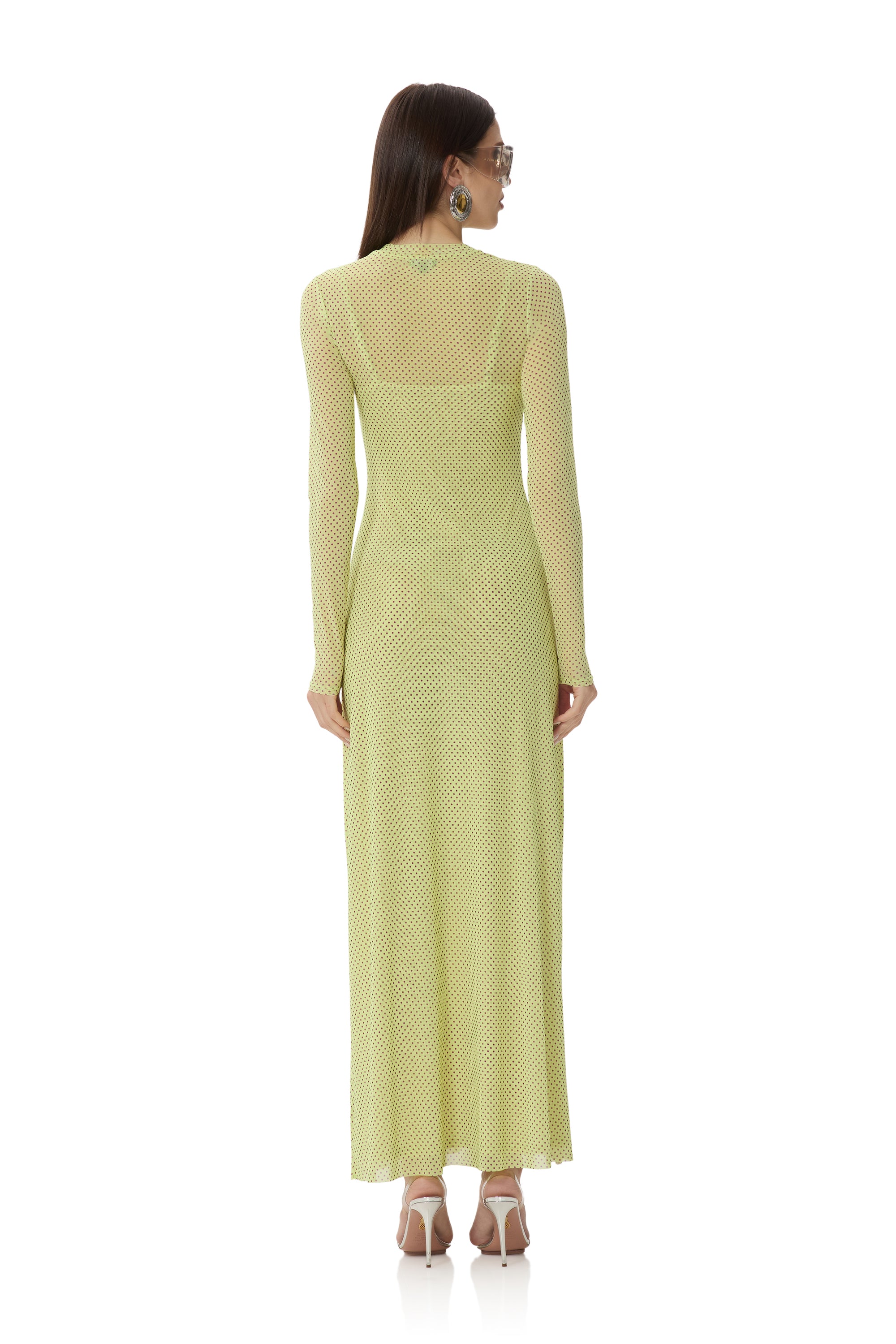 Paola Dress - Citrus Pin Dot AD021234FB26 / Citrus Pin Dot / XXL Paola Dress - Citrus Pin Dot AD021234FB26 / Citrus Pin Dot / XXL