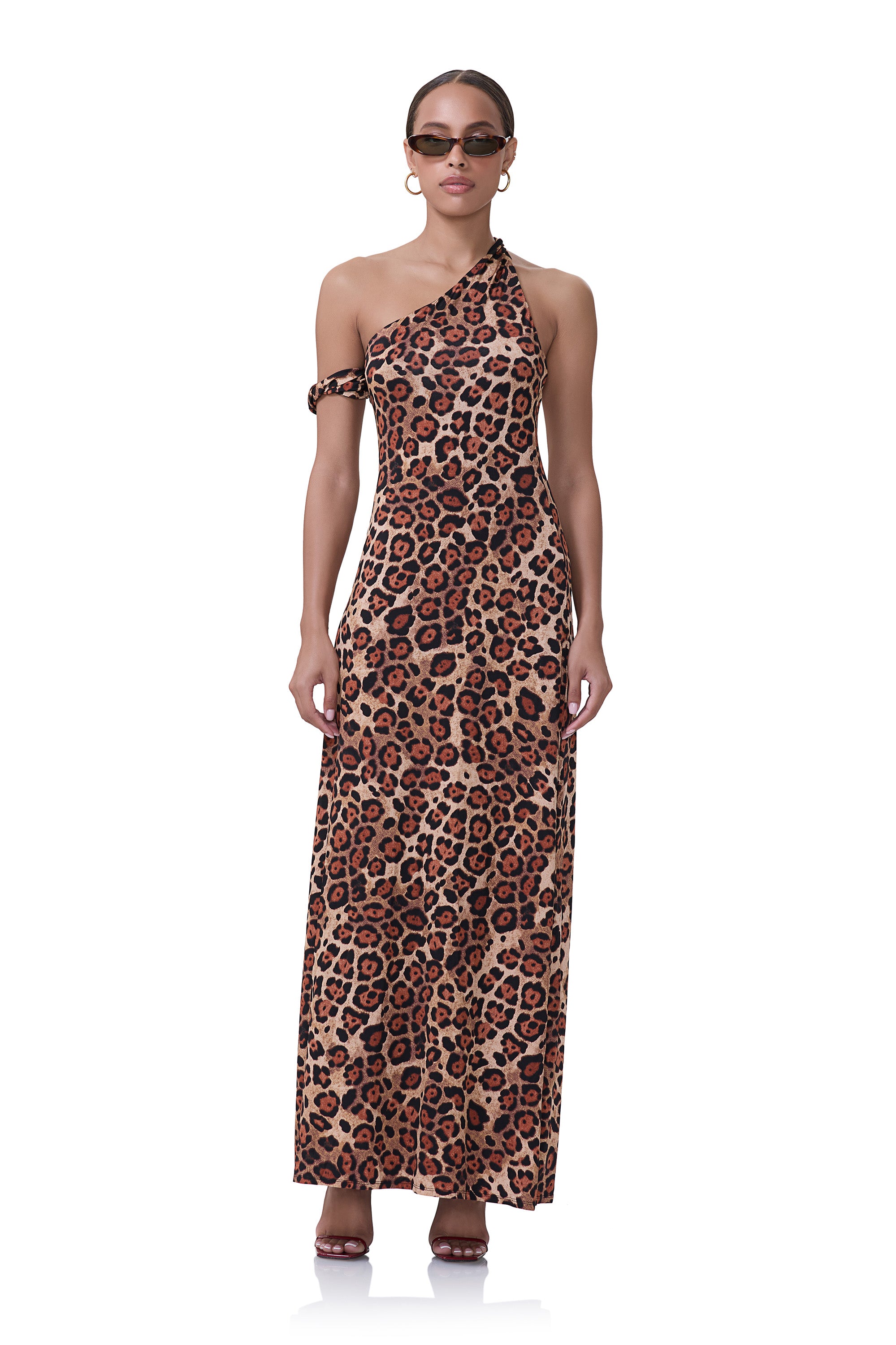 one shoulder leopard dress Paulette 12) XL (14 AW.Bridal A-line V-Neck Floor sleeve:37/38 LowStock:17616860676147
