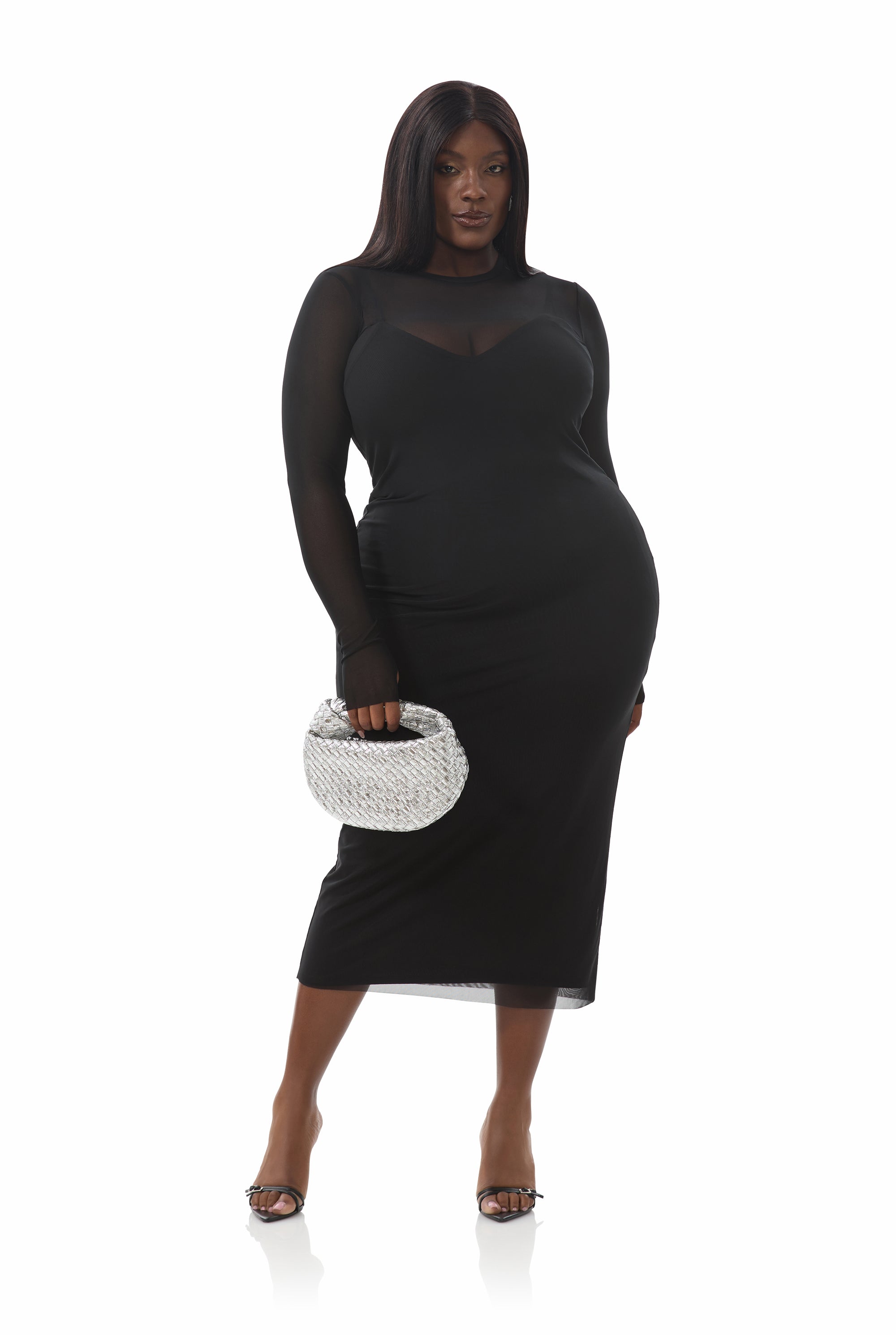 afrm ashland slim midi dress AFRM Ashland Slim Midi Dress