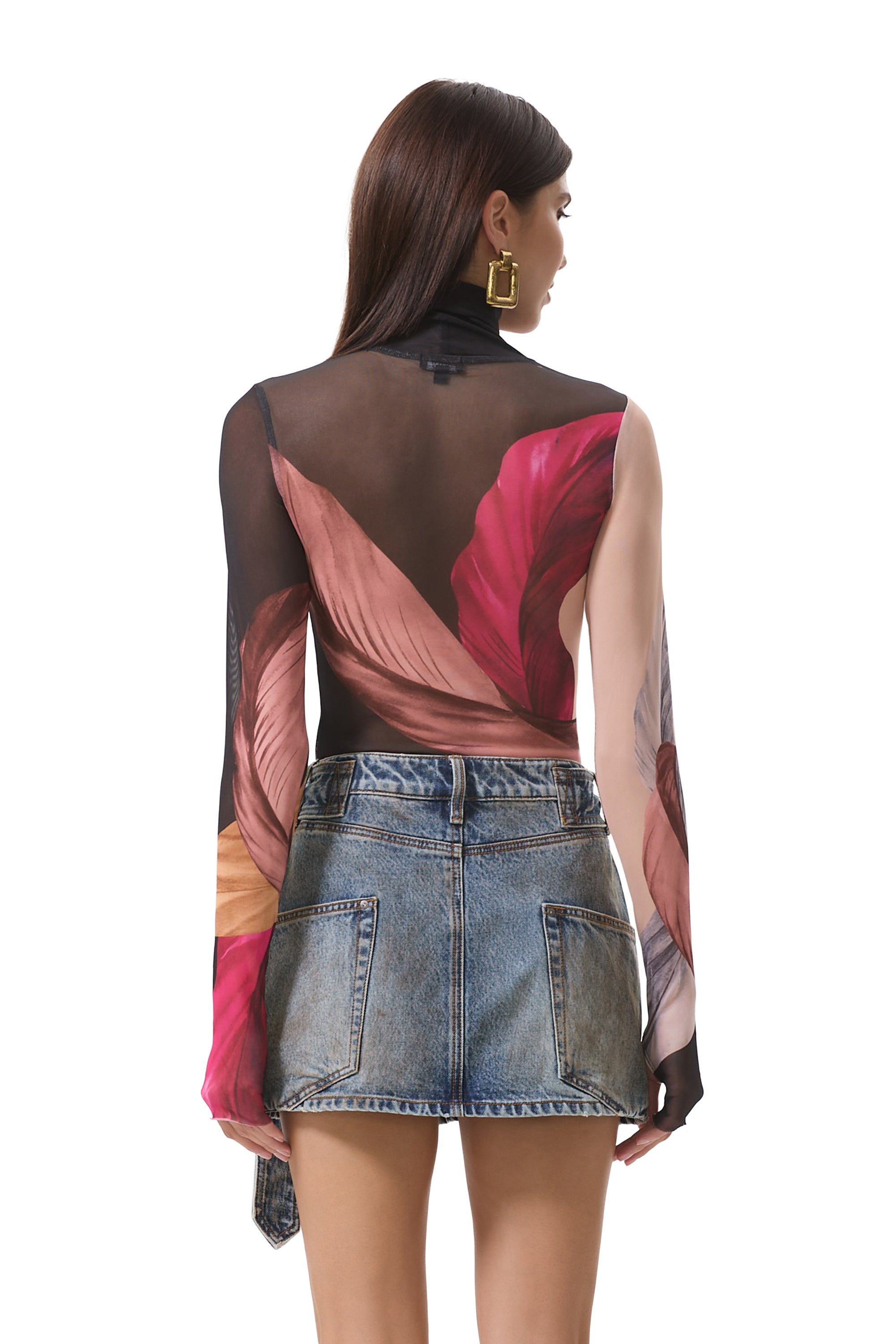 トップス CIVARIZE feather design top トップス CIVARIZE feather design top CIVARIZE feather design top