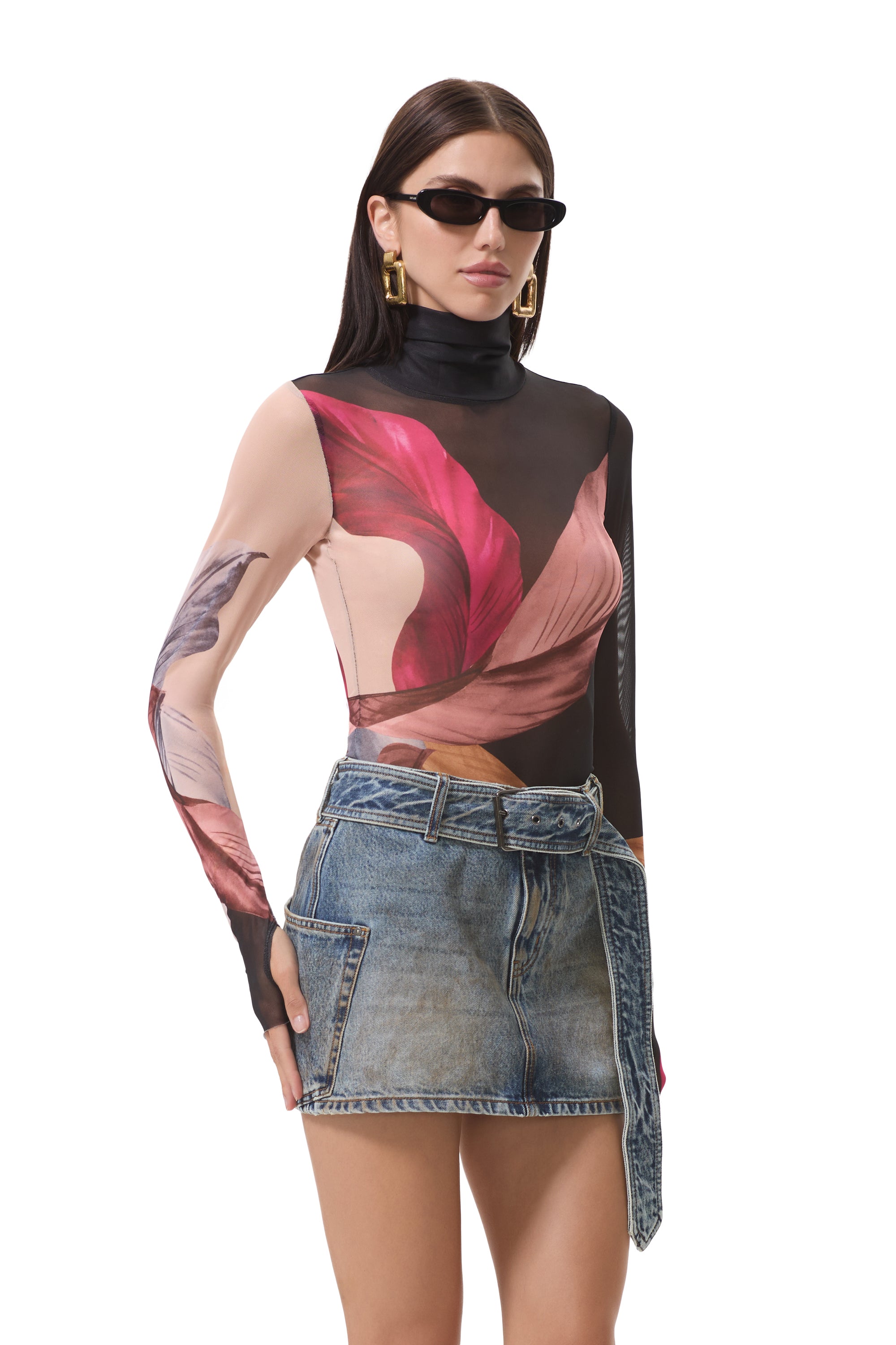 トップス CIVARIZE feather design top トップス CIVARIZE feather design top CIVARIZE feather design top