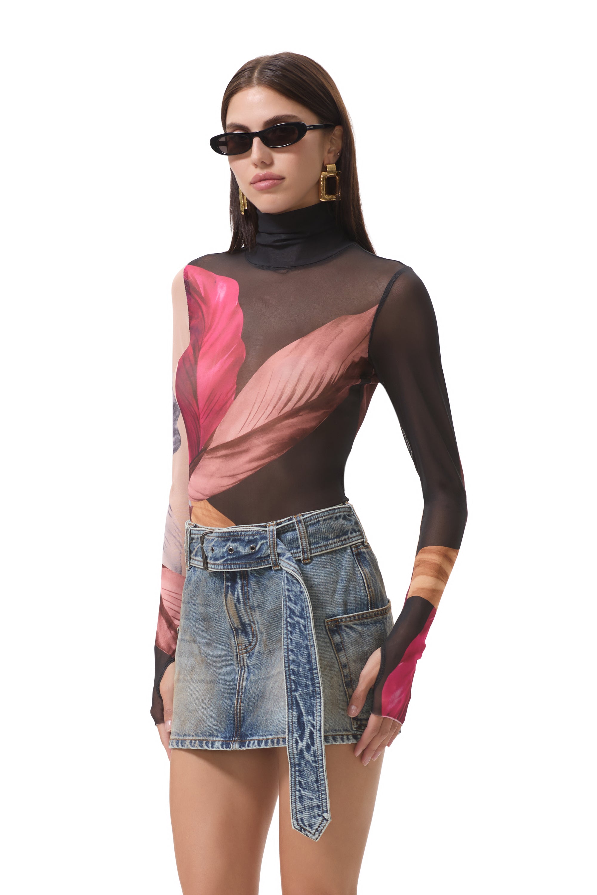 Zadie Top - Feather Fan – AFRM