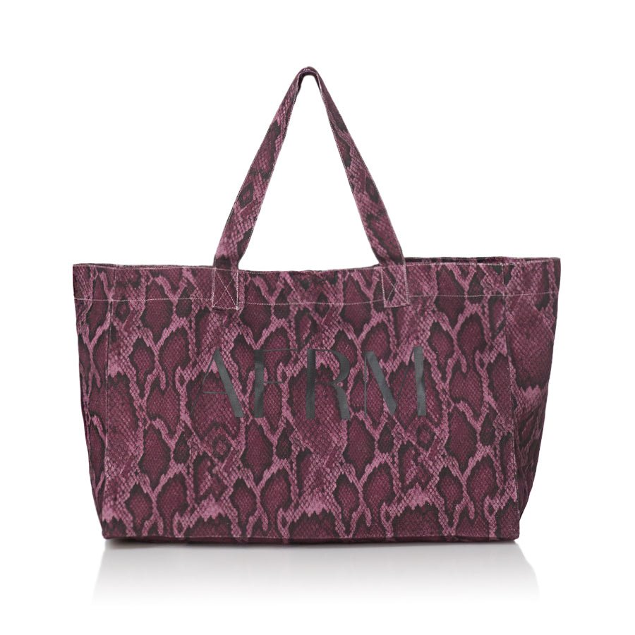 AFRM Tote Bag - Plum Wine Snake - AFRM