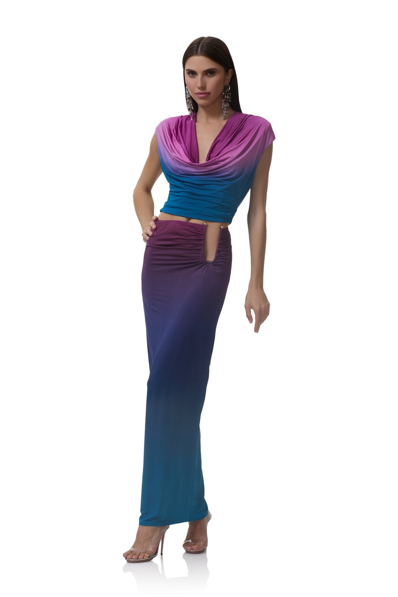 Aven Skirt - Midnight Ombre - AFRM
