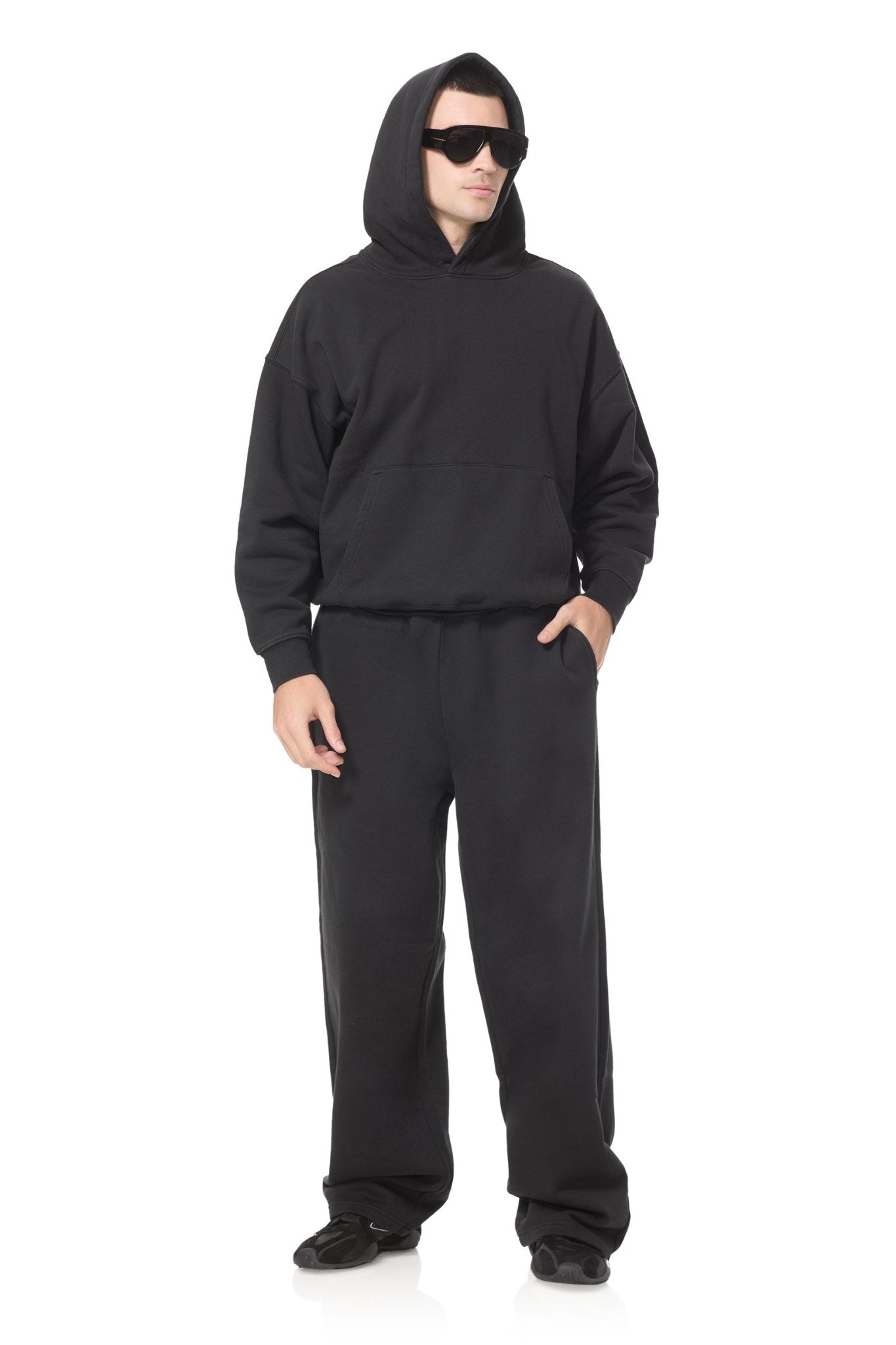 Blake Pullover Hoodie - Washed Noir - AFRM