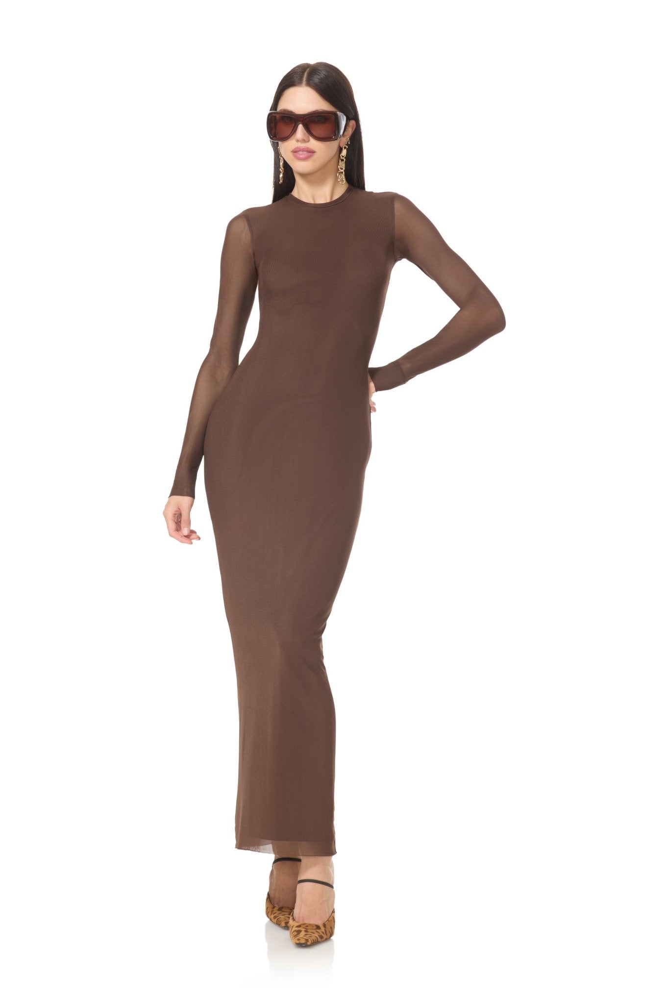 Didi Dress - Espresso - AFRM