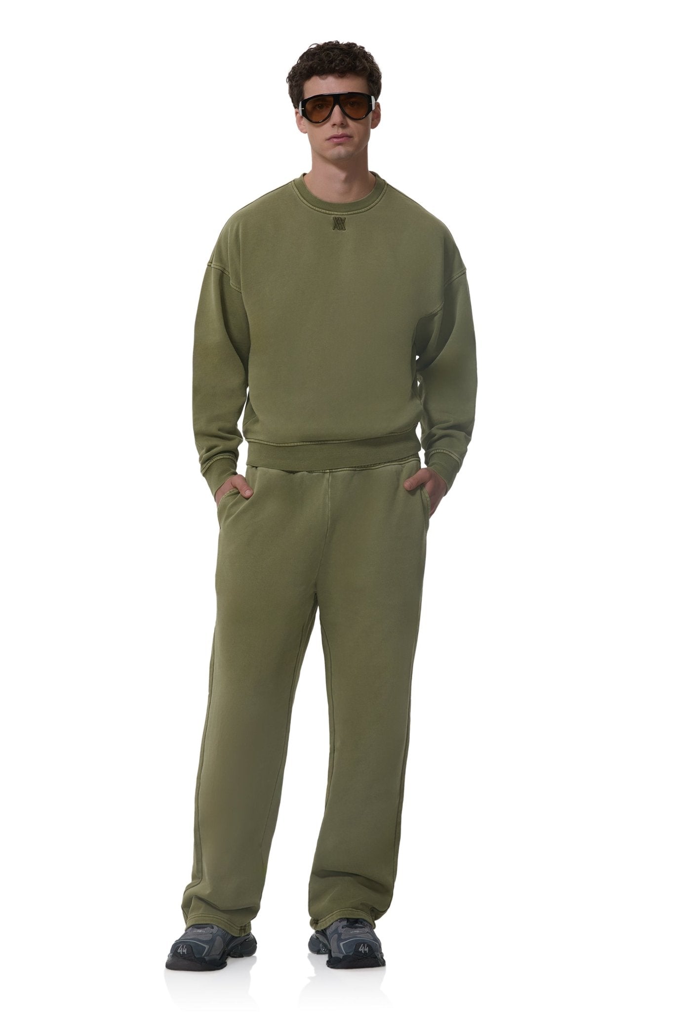 Finely Straight Leg Sweatpant - Avocado - AFRM