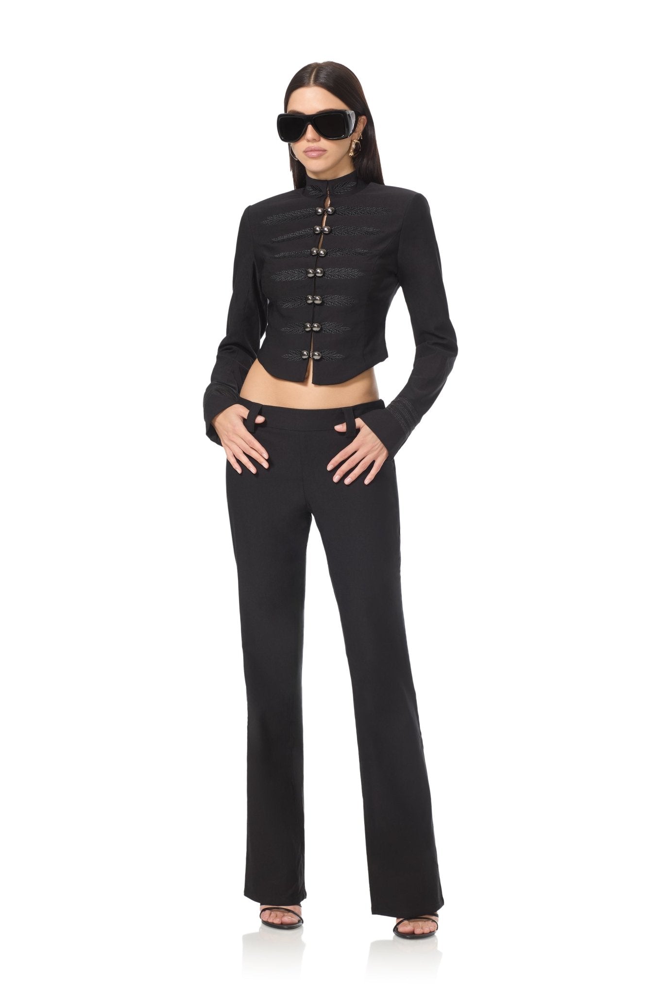 Gracyn Band Jacket - Noir - AFRM