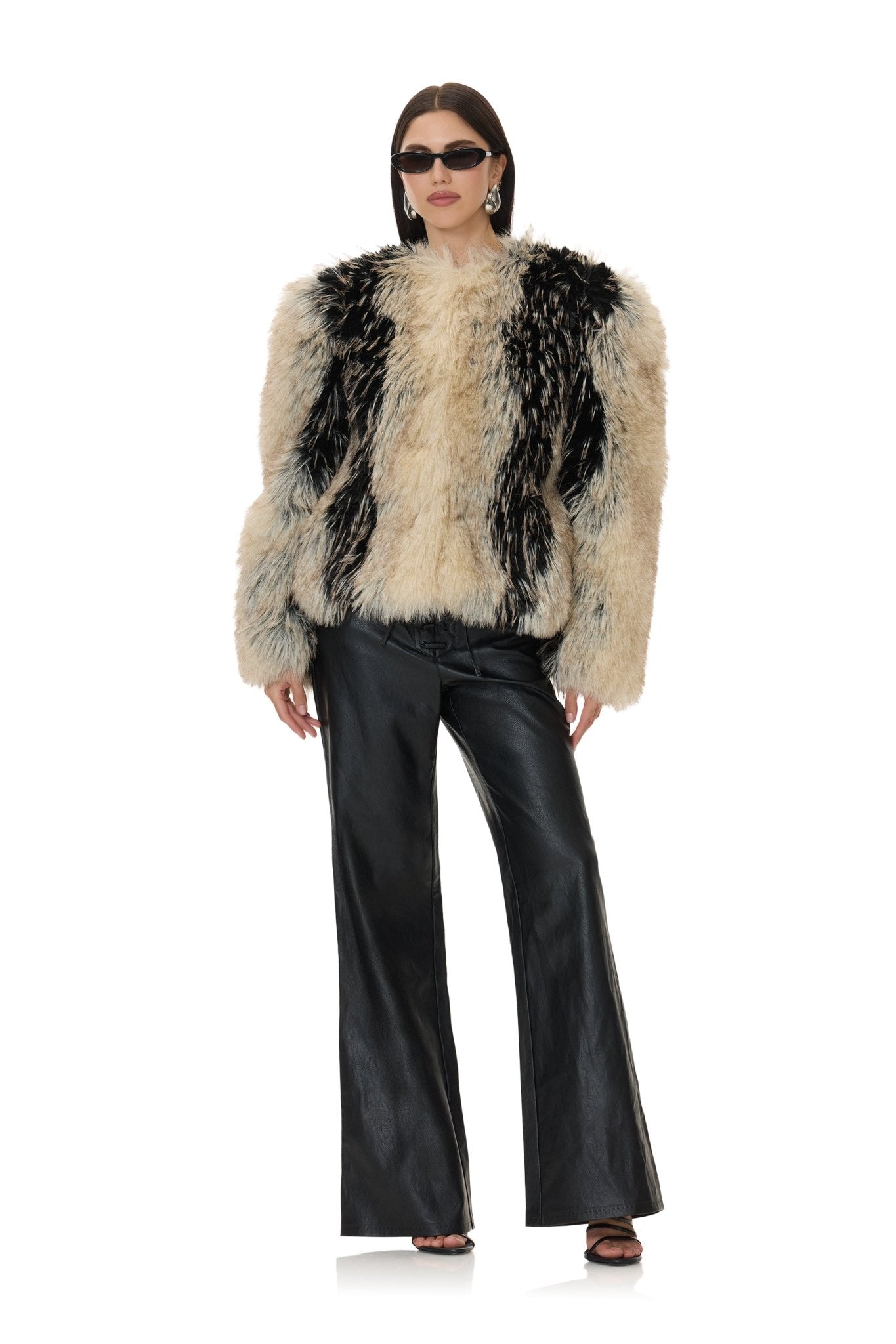 Liz Fur Coat - Vintage Multi Fur - AFRM